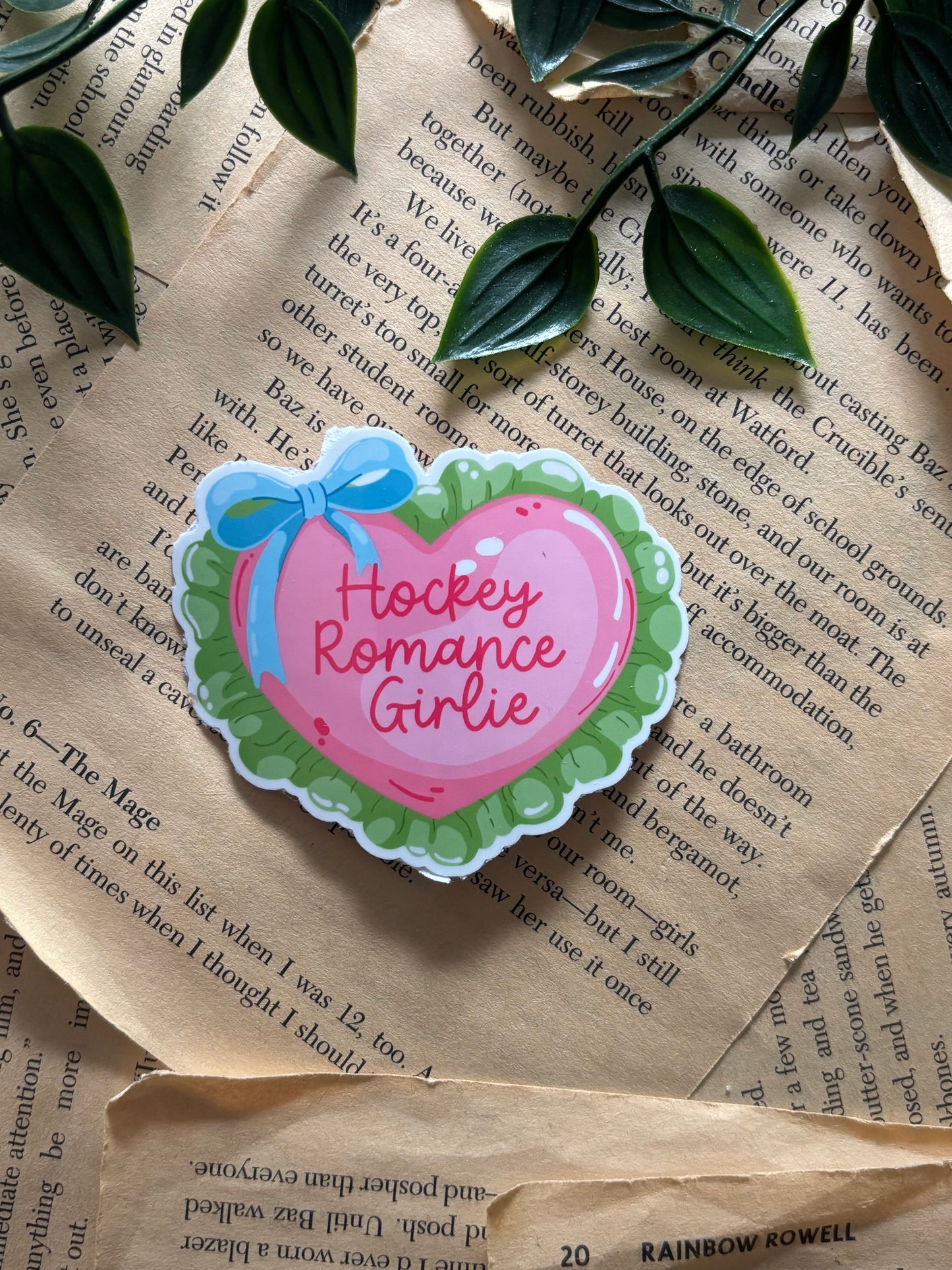 Hockey Romance Girlie sticker