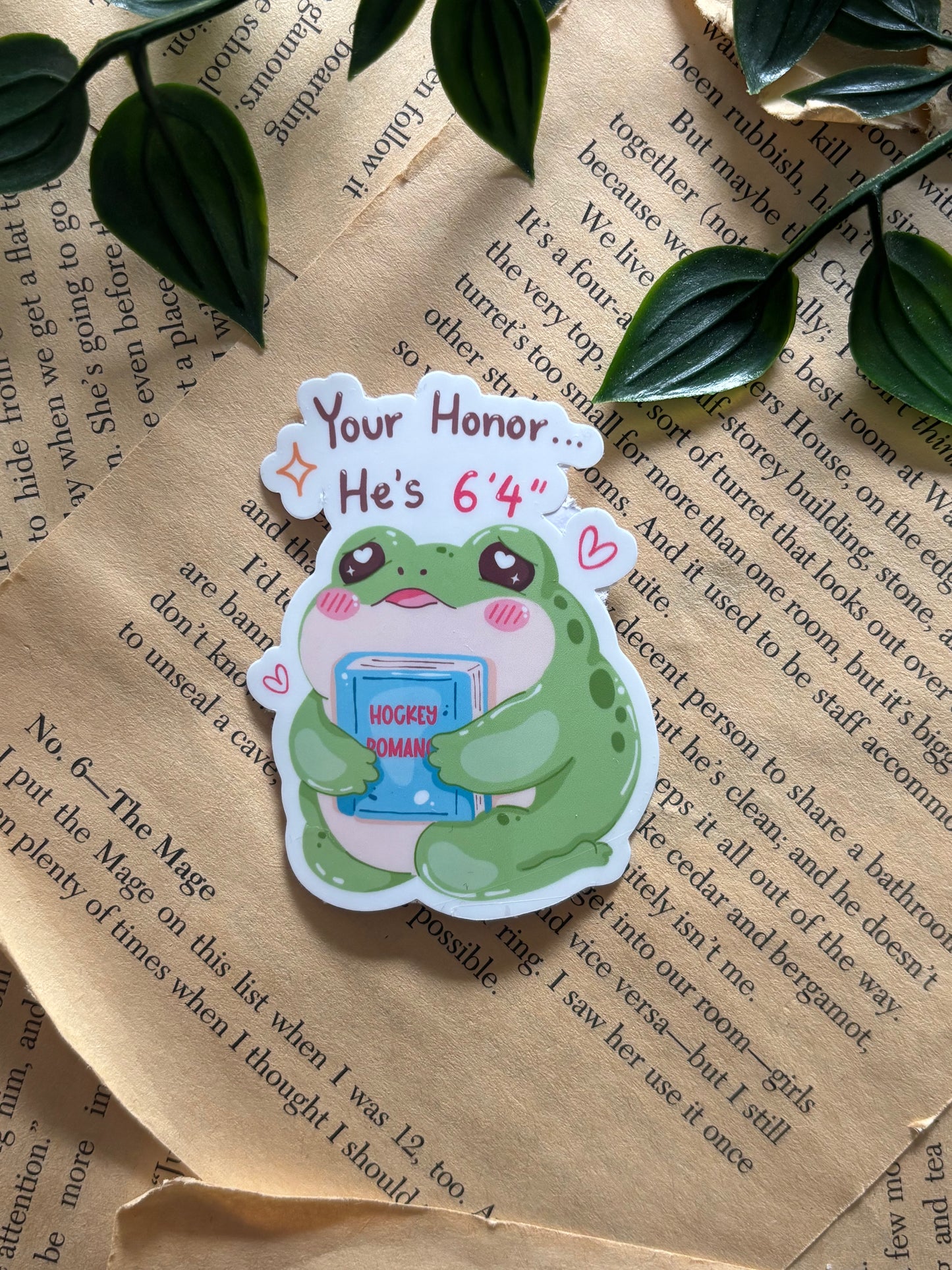 Your Honor... He´s 6´4"sticker