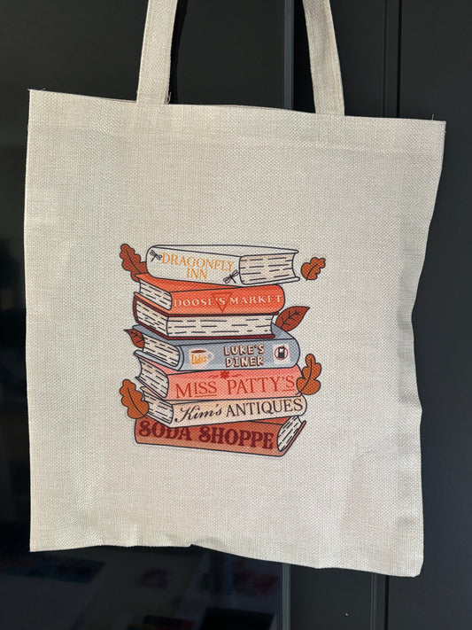 Fall bookstack Handlenett