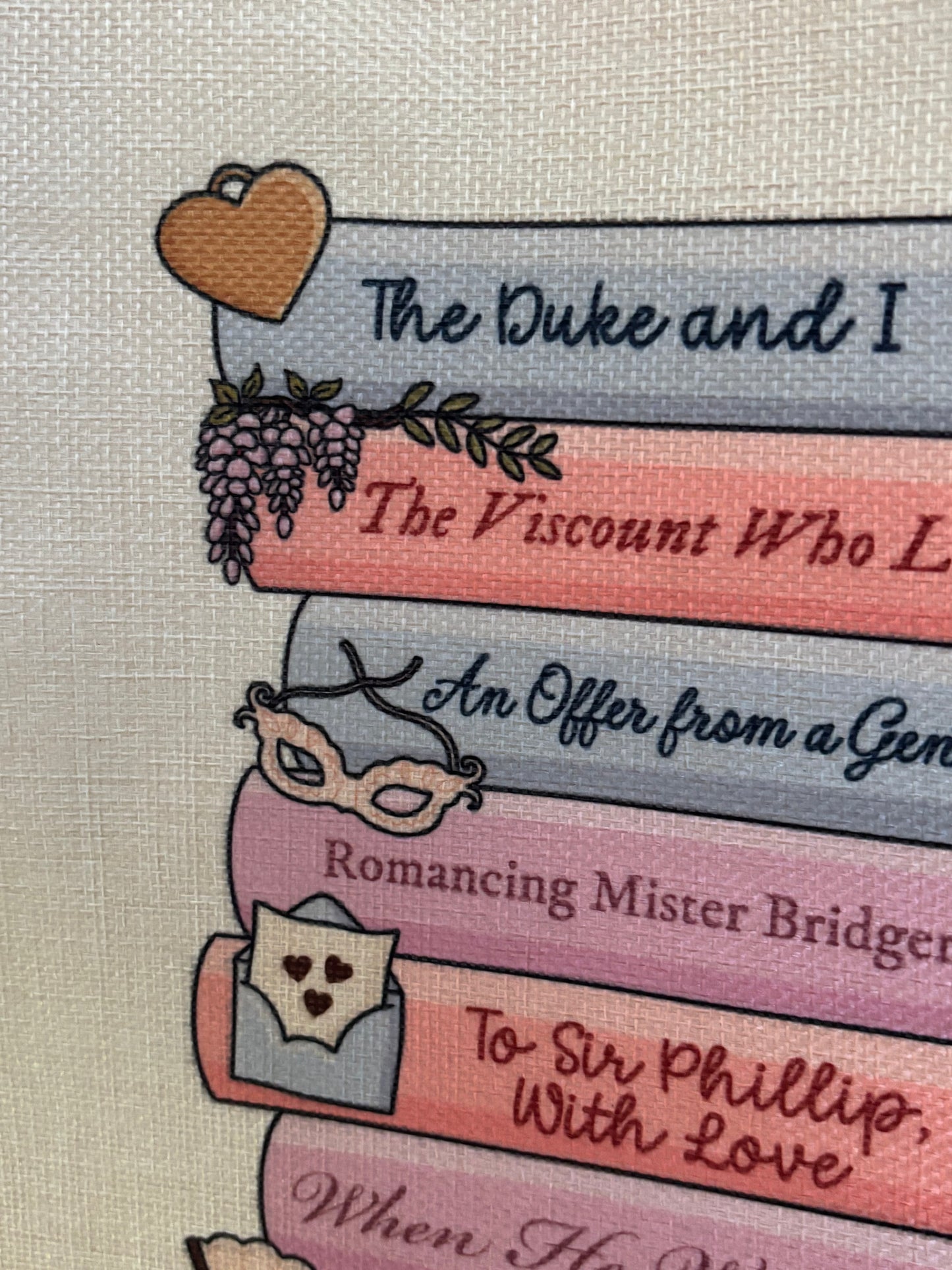 Bridgerton bookstack Handlenett