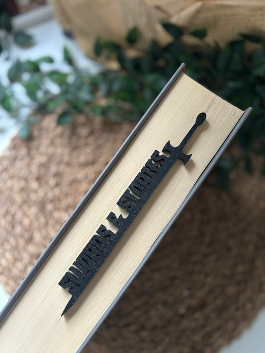 Sword & Stories 3D printet bokmerke
