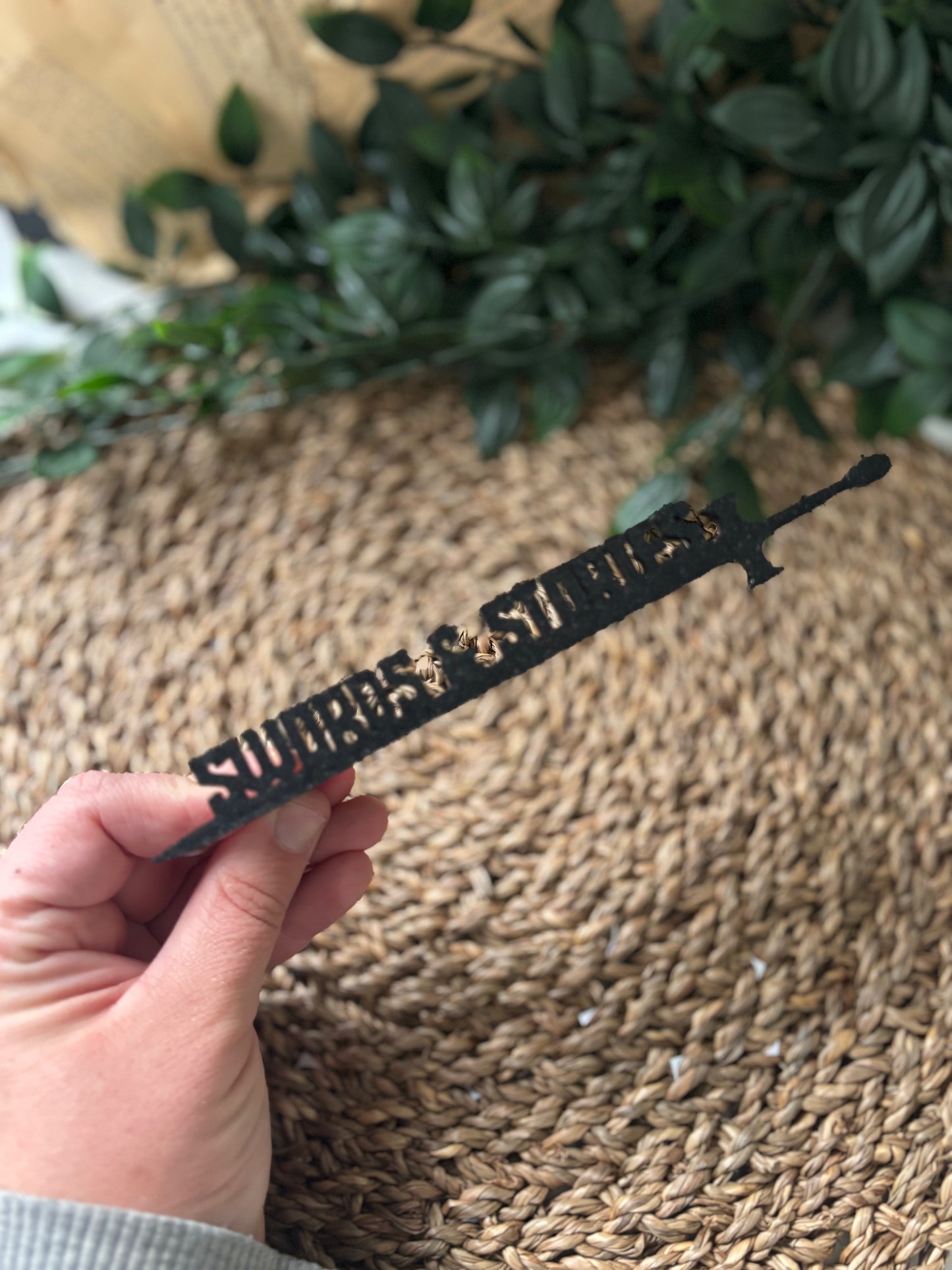 Sword & Stories 3D printet bokmerke