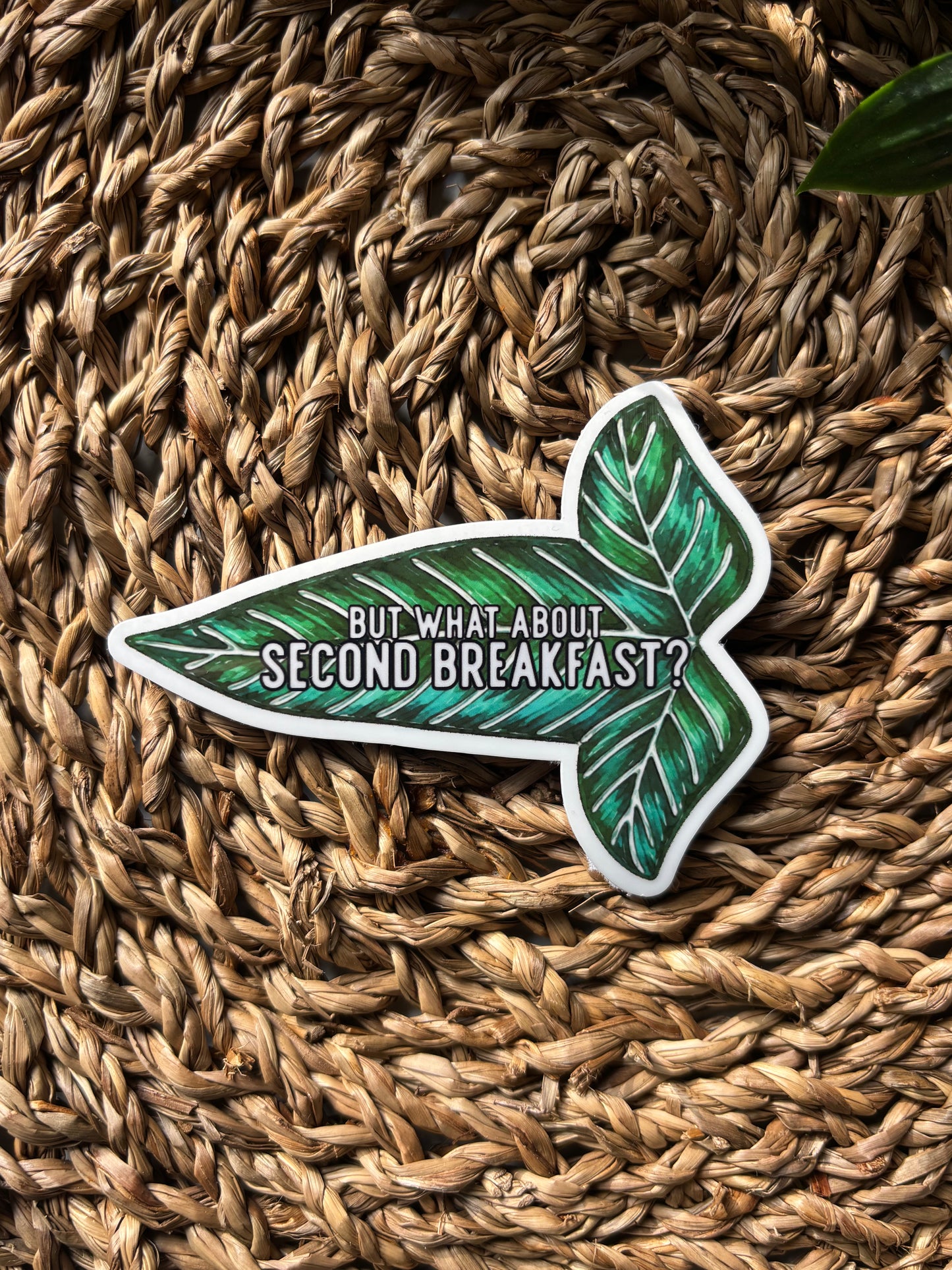 But what about second breakfast? sticker