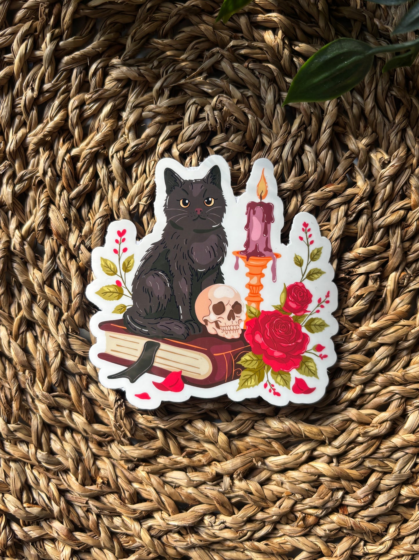 Gothic Cat sticker