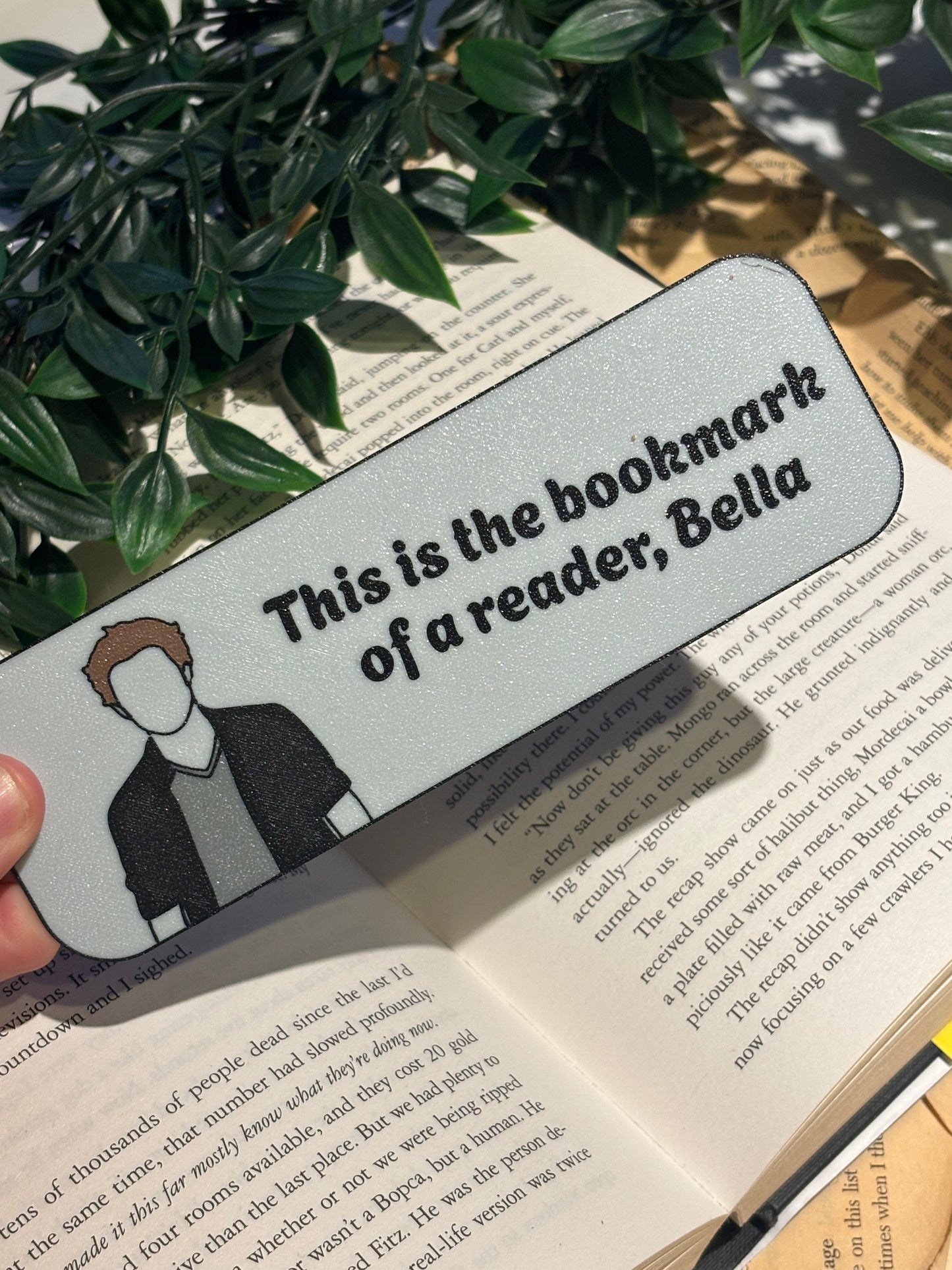 This is the bookmark of a reader, Bella -  Bokmerke