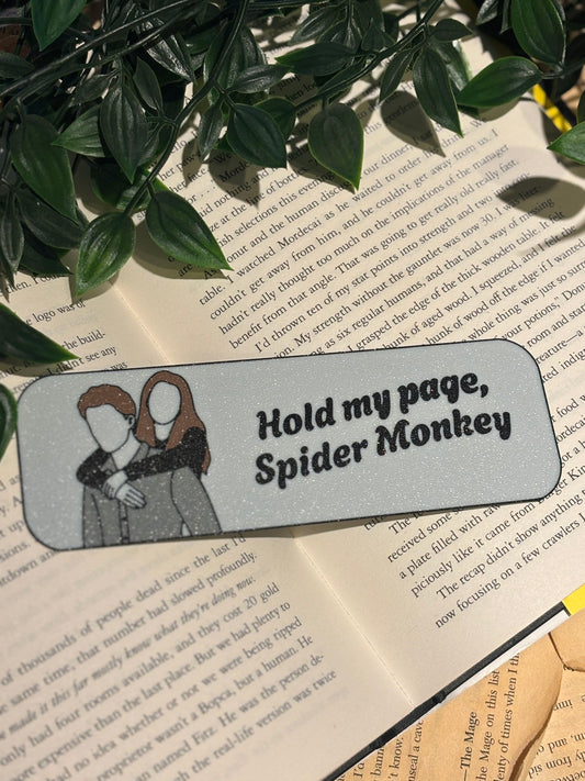Hold my page, Spider Monkey Bokmerke