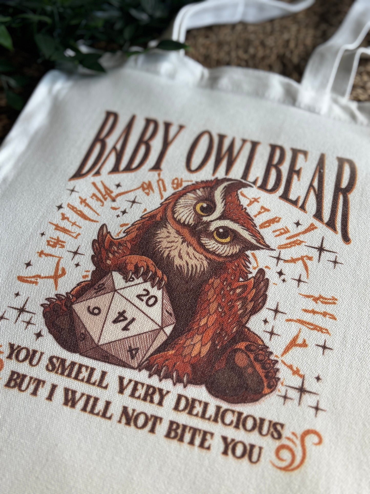Baby Owlbear Handlenett