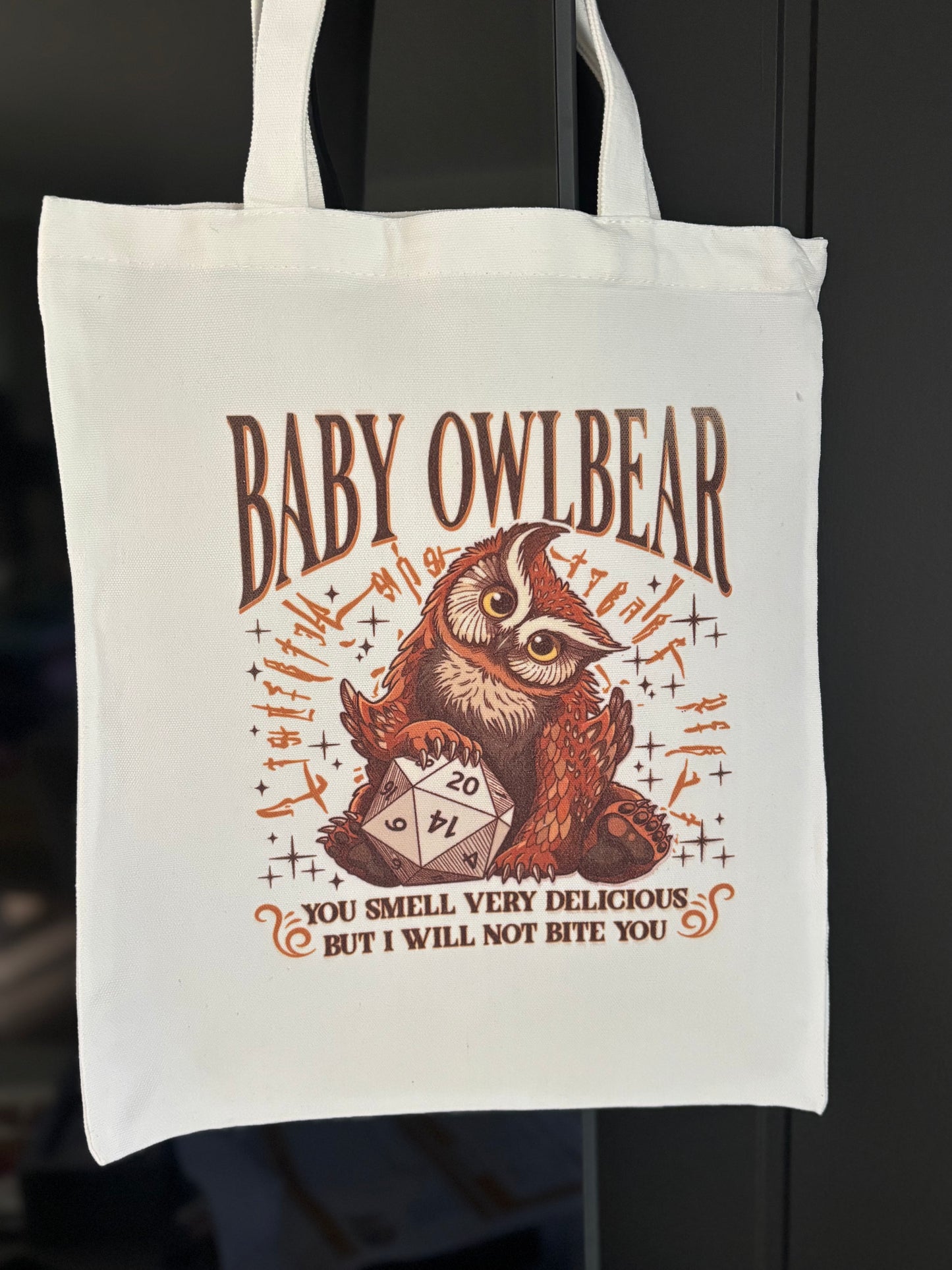 Baby Owlbear Handlenett