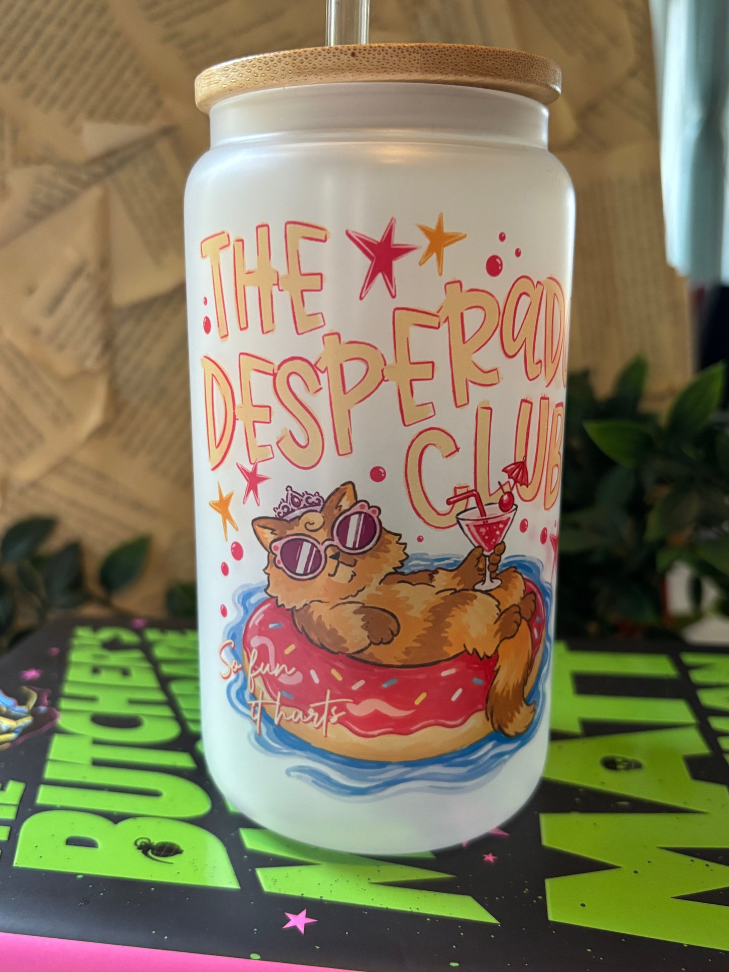 The Desperado Club Drikkeglass med sugerør