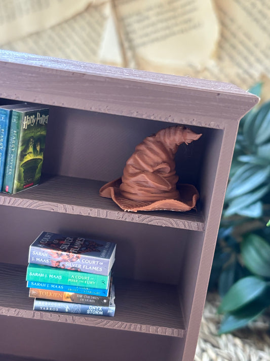 Sorting hat-  Miniatyr til mini bokhyller