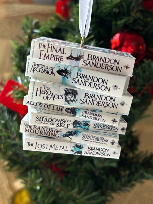 Mistborn – Bokstabel Juledekorasjon