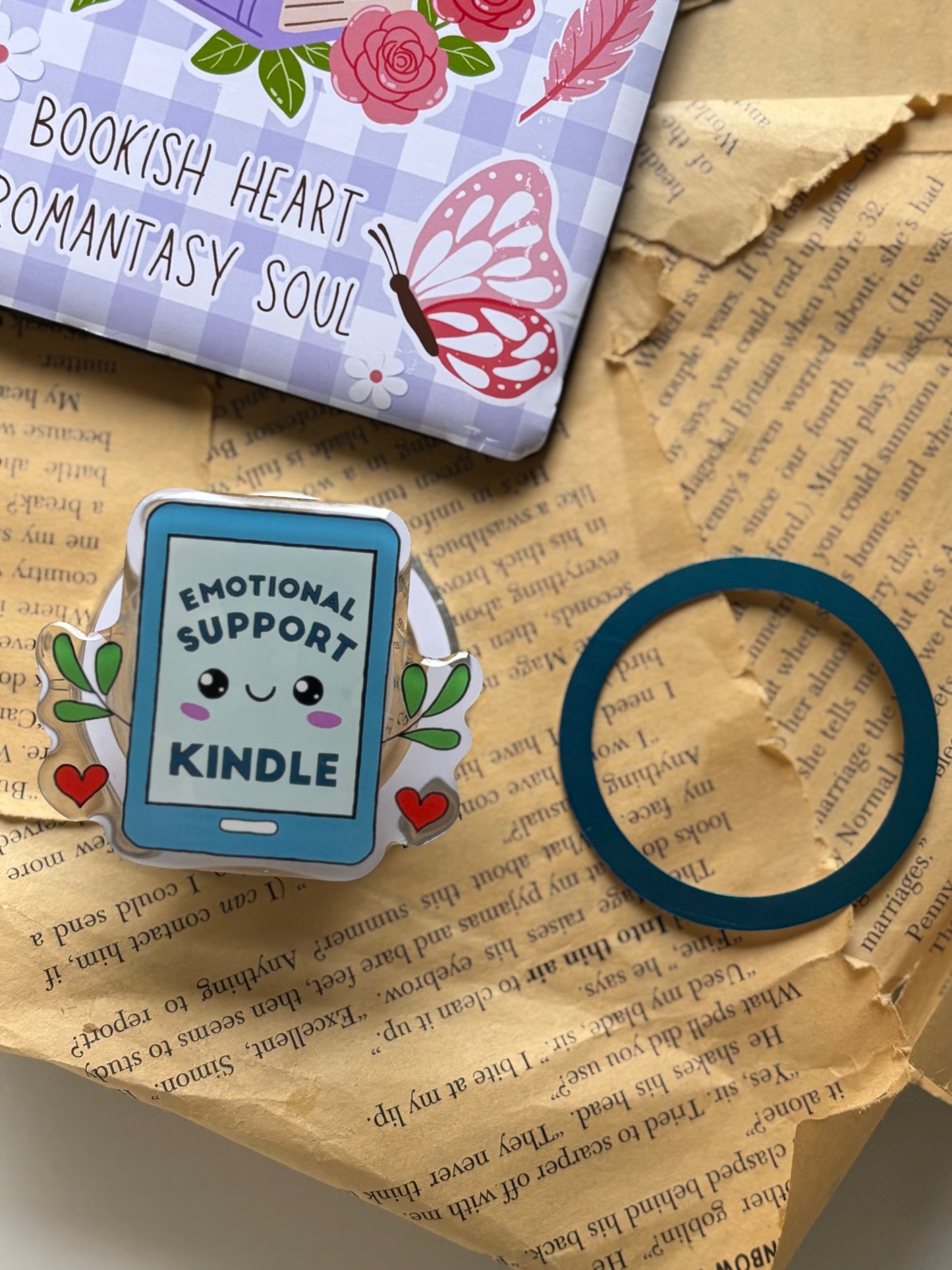 Emotional Support Kindle Magnetisk Kindle Grip