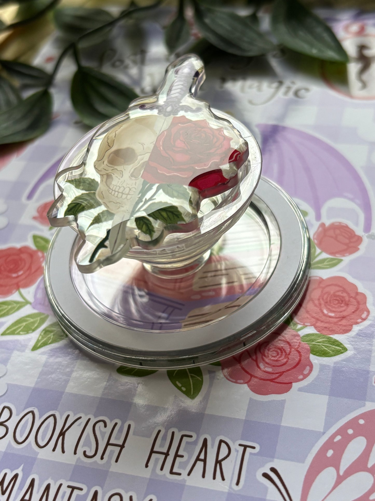 Romantasy Skull Magnetisk Kindle Grip