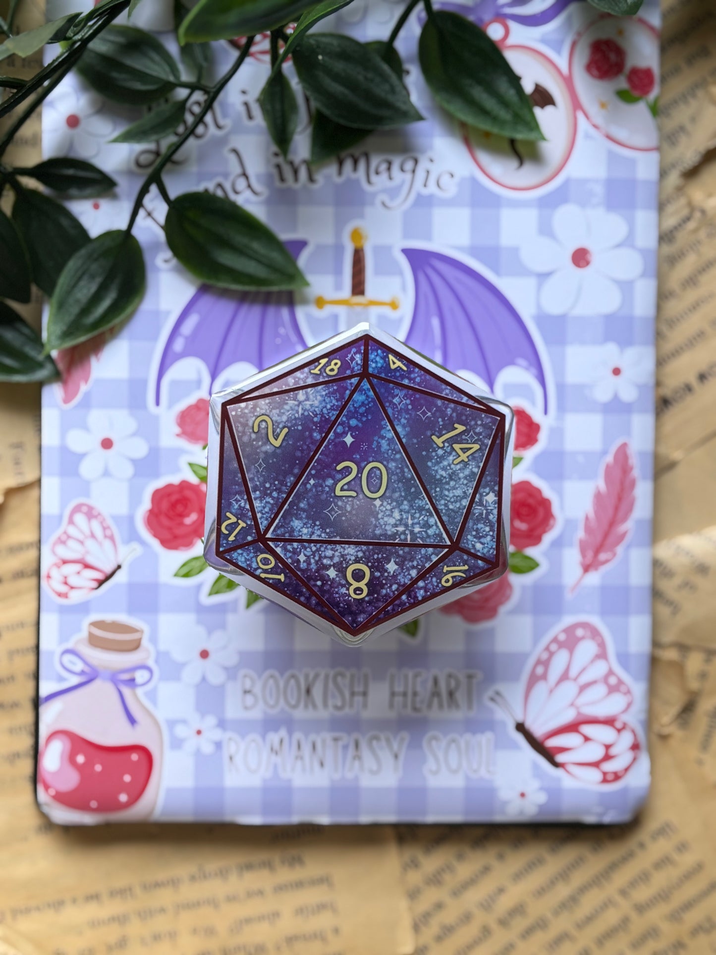 D&D Dice Magnetisk Kindle Grip