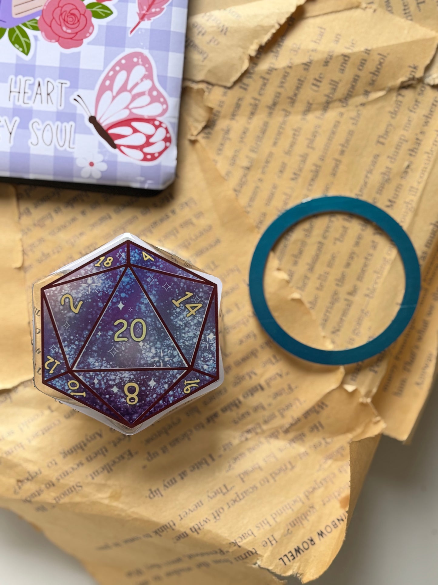 D&D Dice Magnetisk Kindle Grip