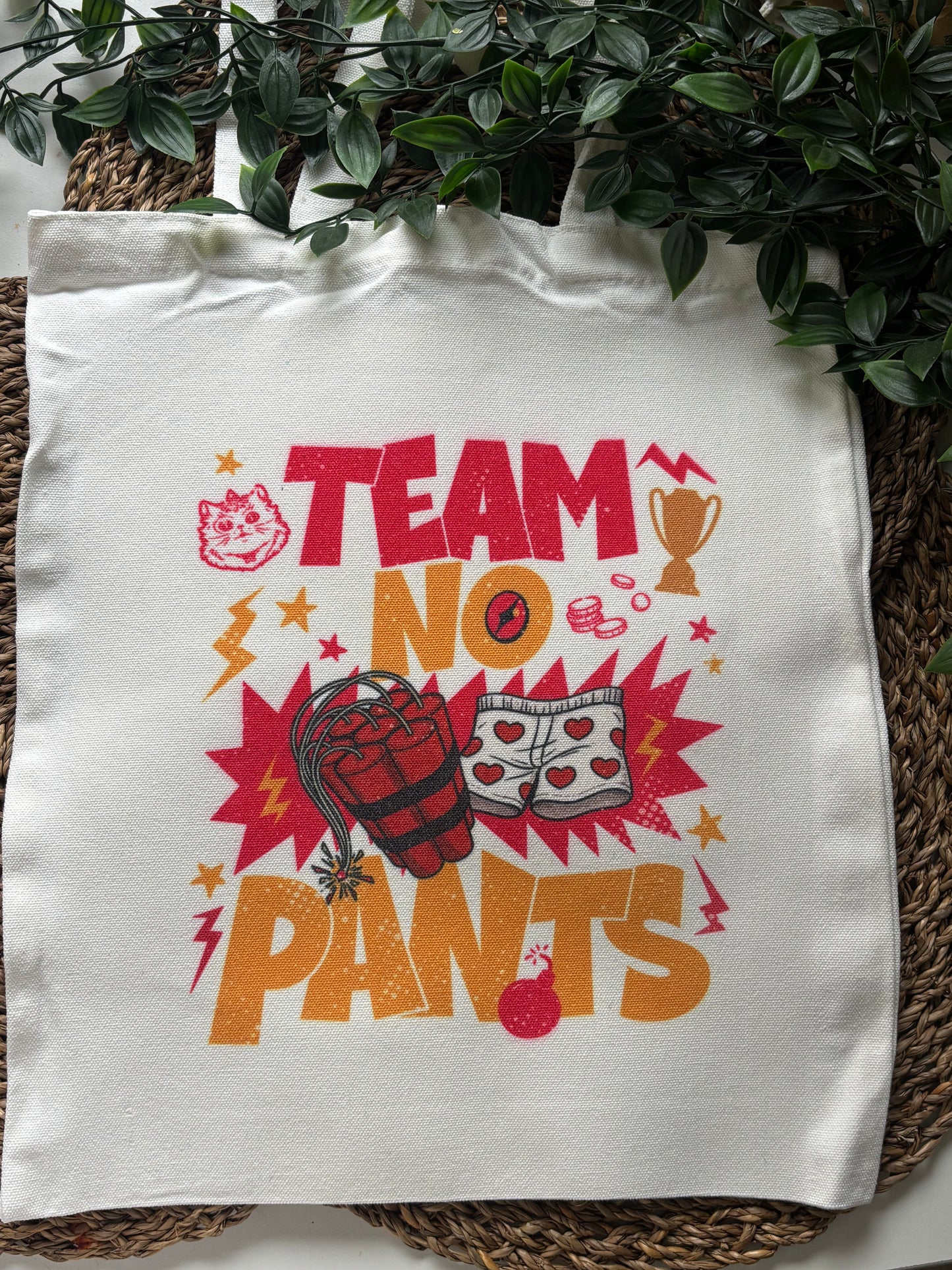 Team No Pants Handlenett