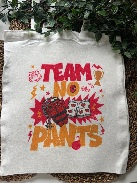 Team No Pants Handlenett