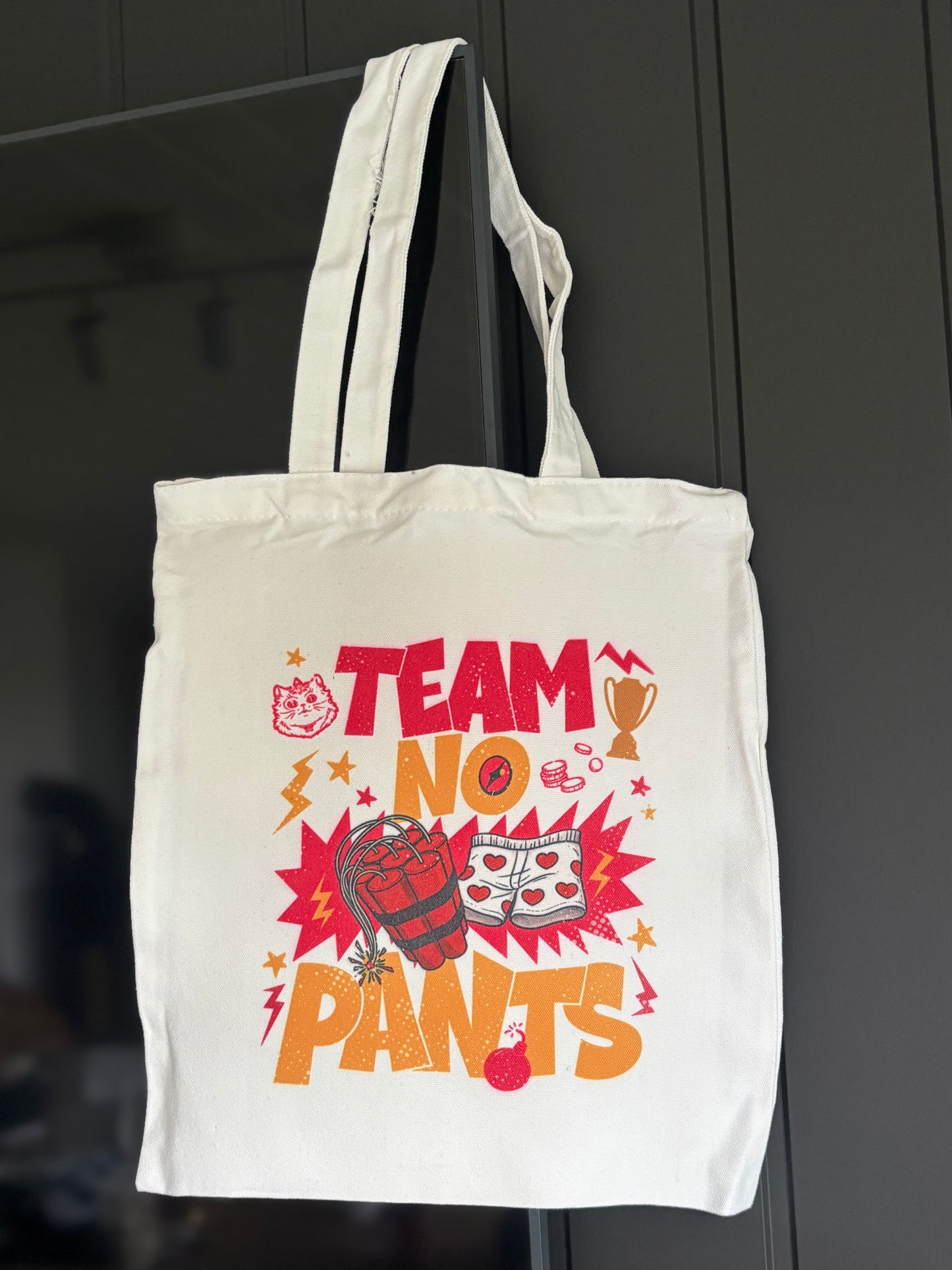 Team No Pants Handlenett