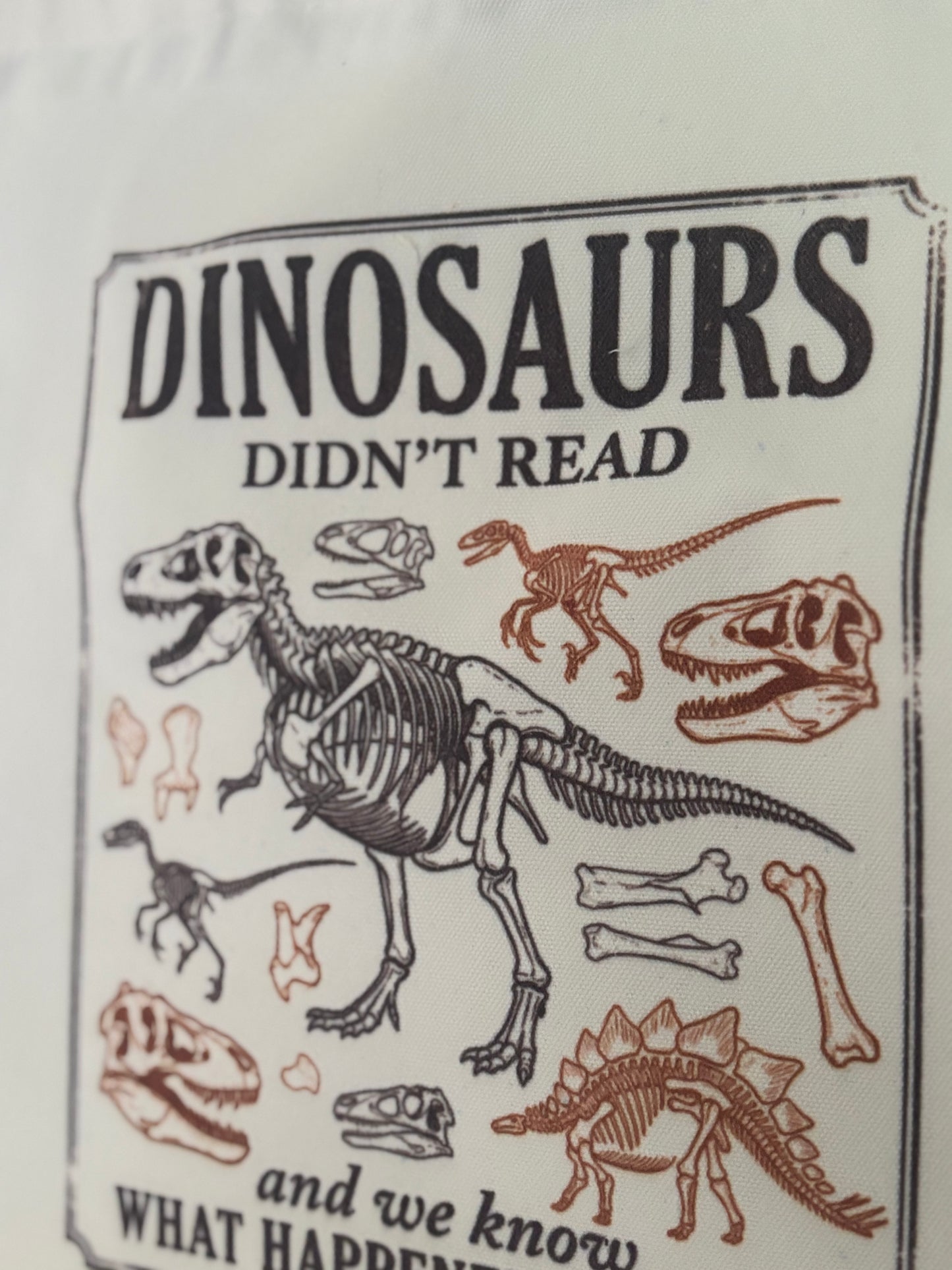 Dinosaurs didnt read Handlenett