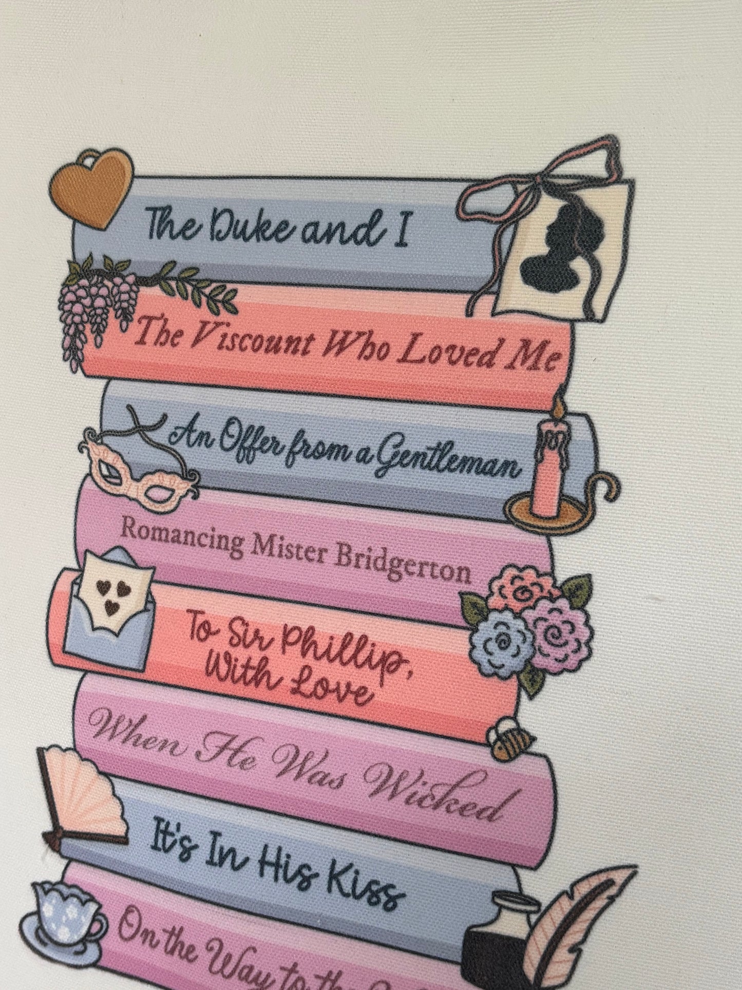Bridgerton bookstack Handlenett