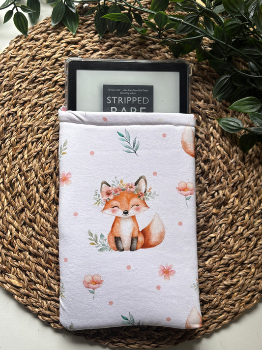 Flower Fox Kindle sleeve (Limited Edition)
