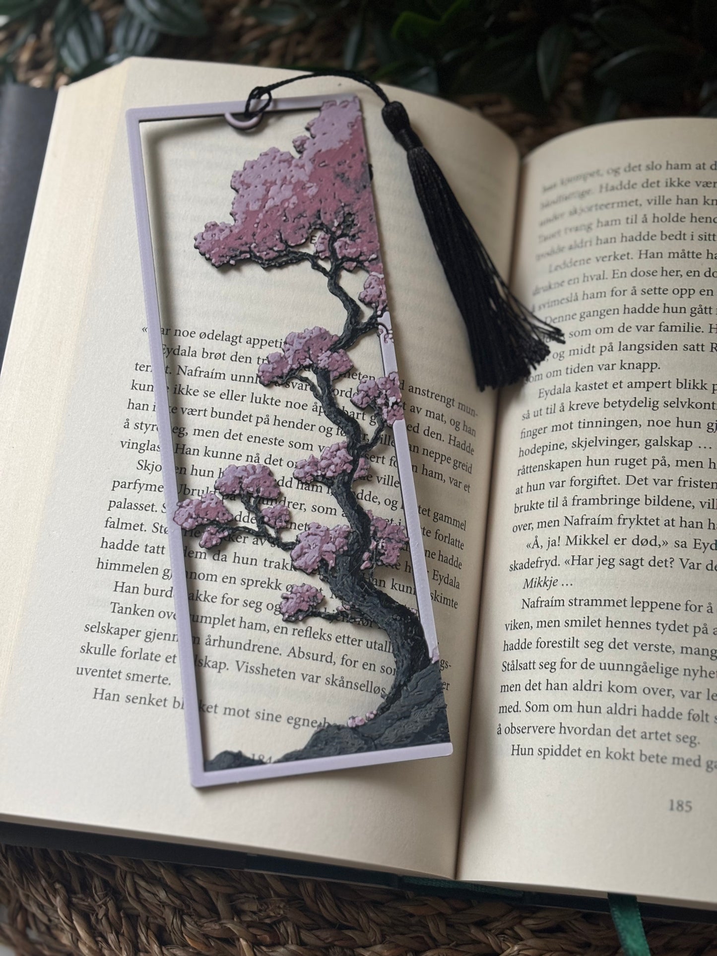 Sakura 3pk bokmerker med dusk