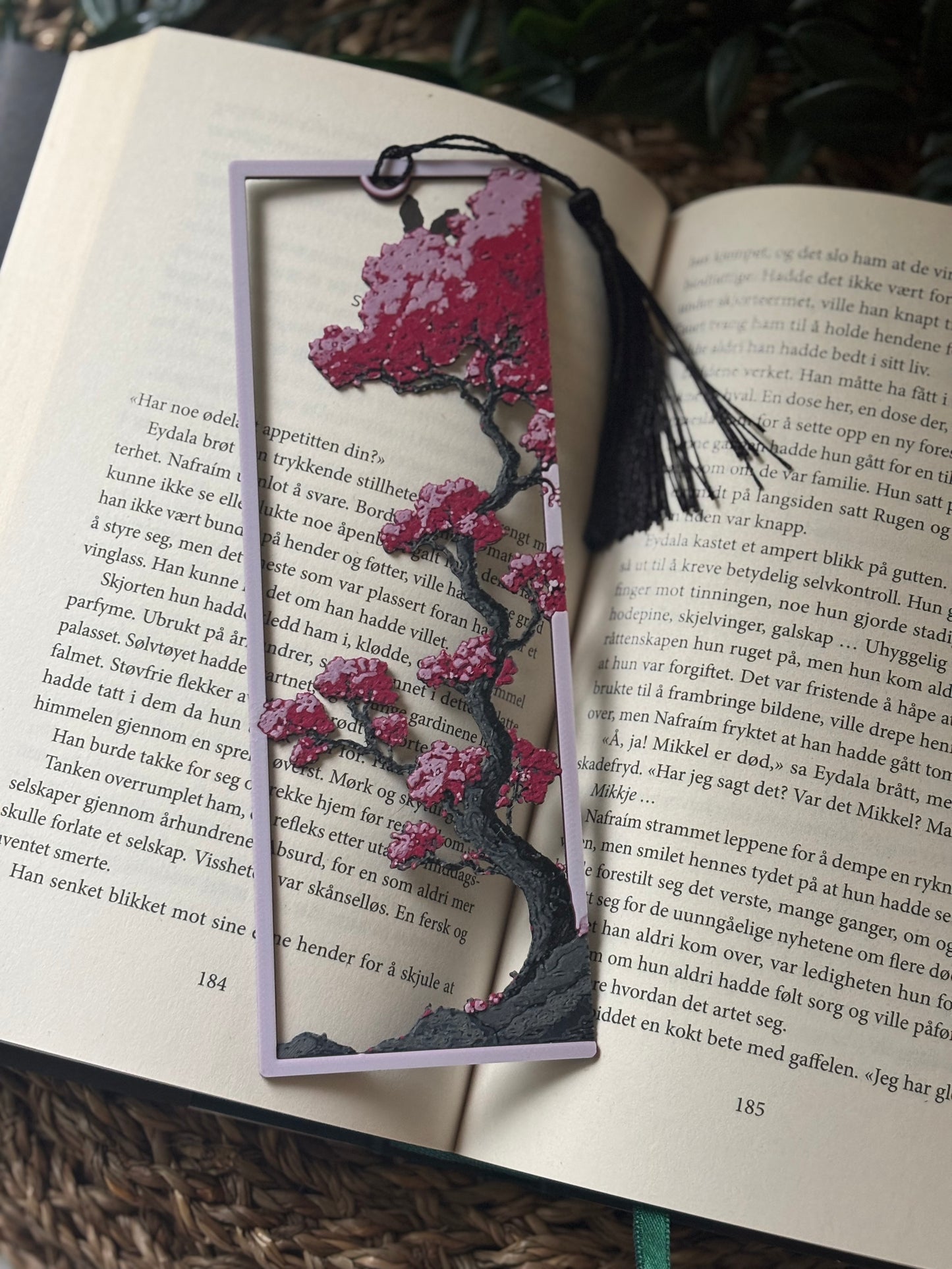 Sakura 3pk bokmerker med dusk