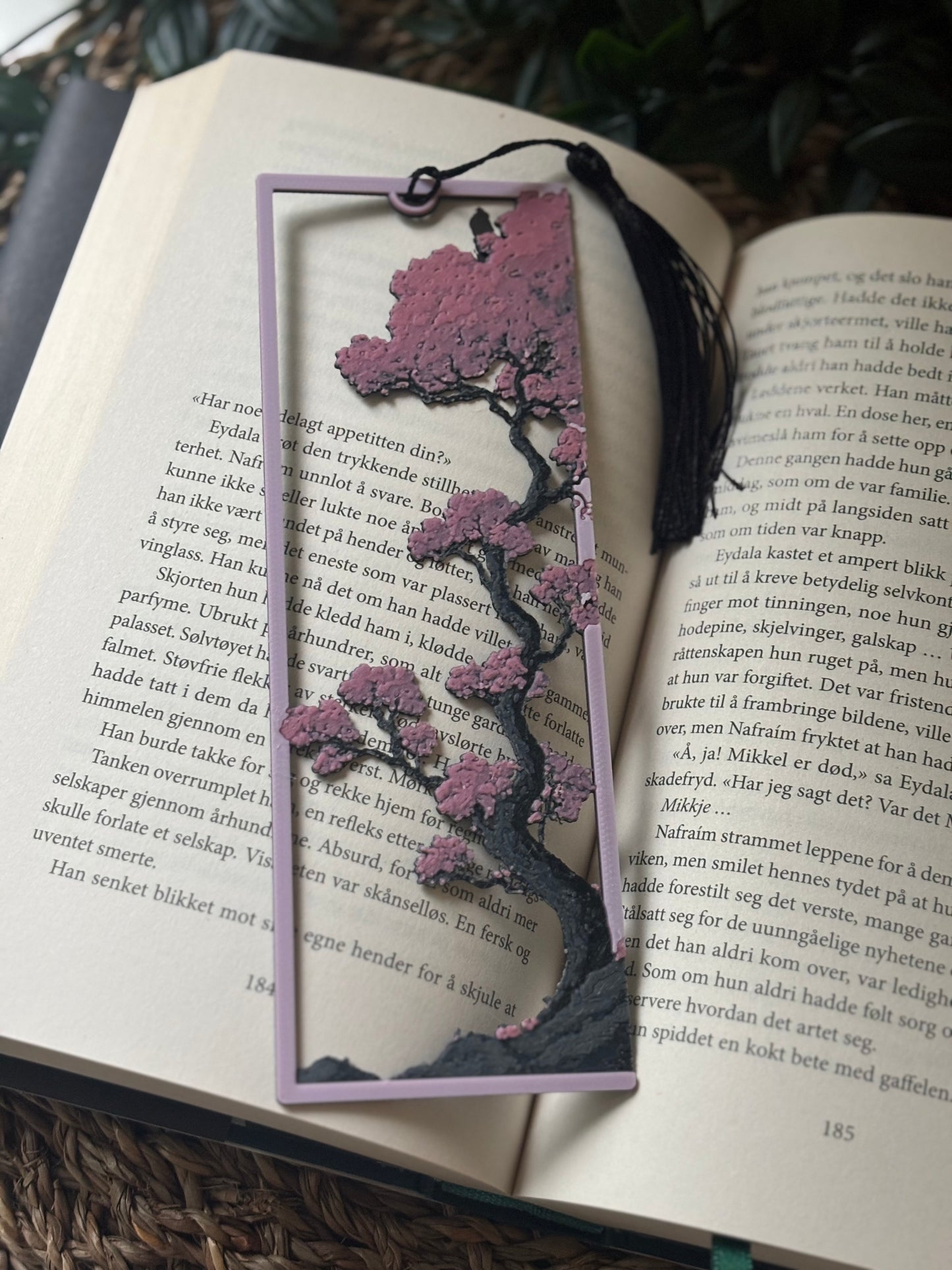 Sakura 3pk bokmerker med dusk