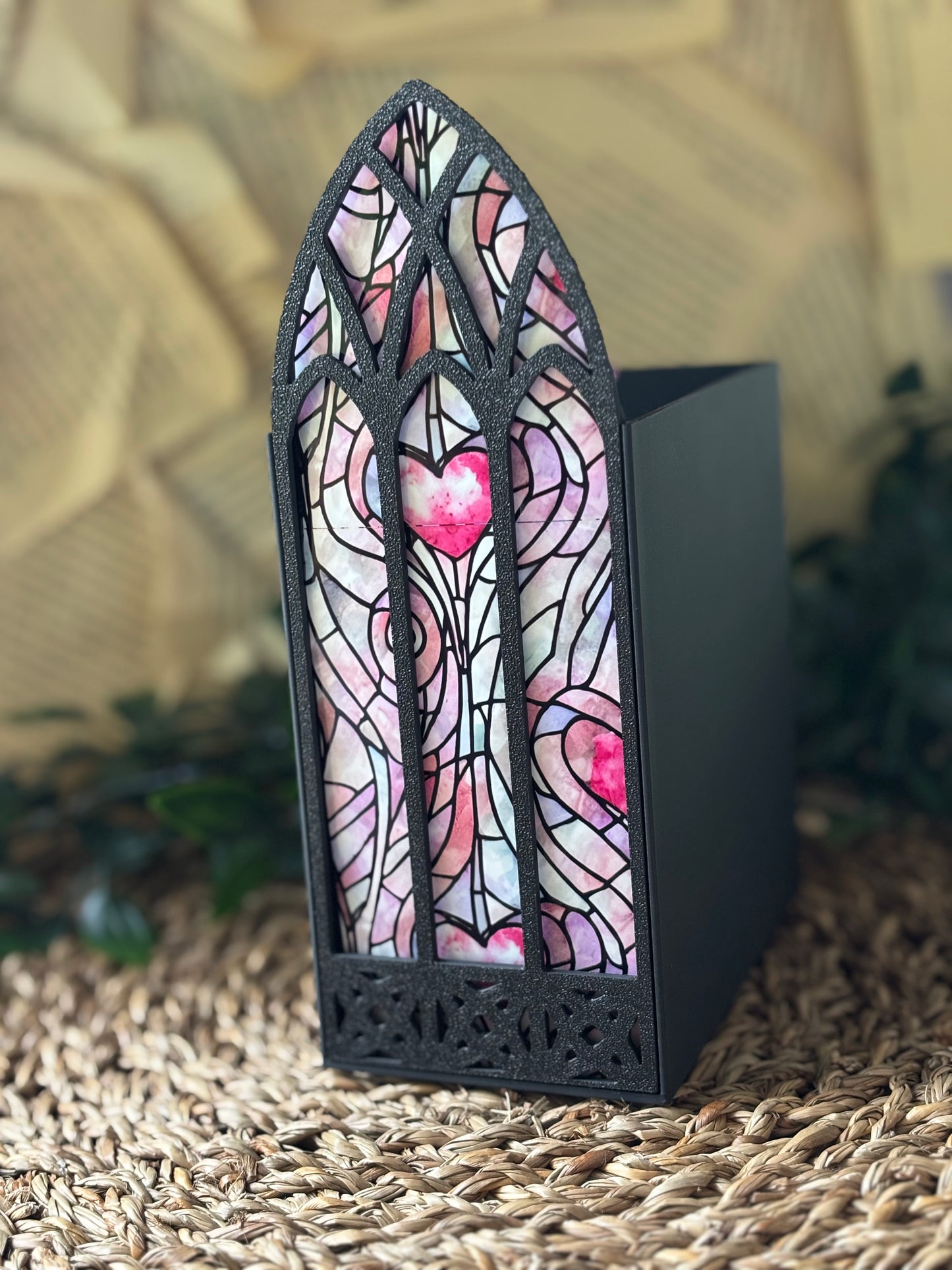 Book Nook - Stained Glass Window w/ 5 designs