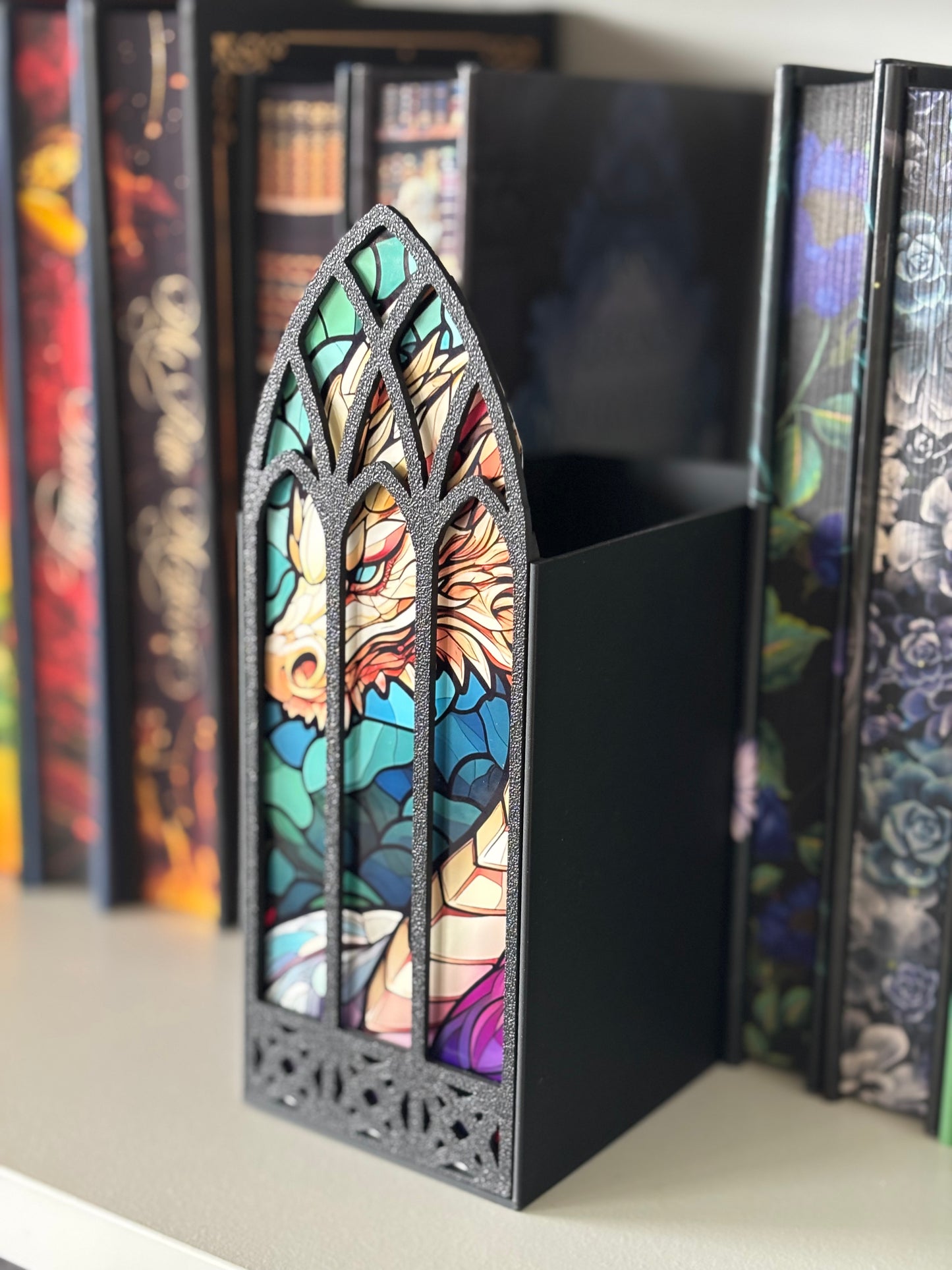 Book Nook - Stained Glass Window w/ 5 designs