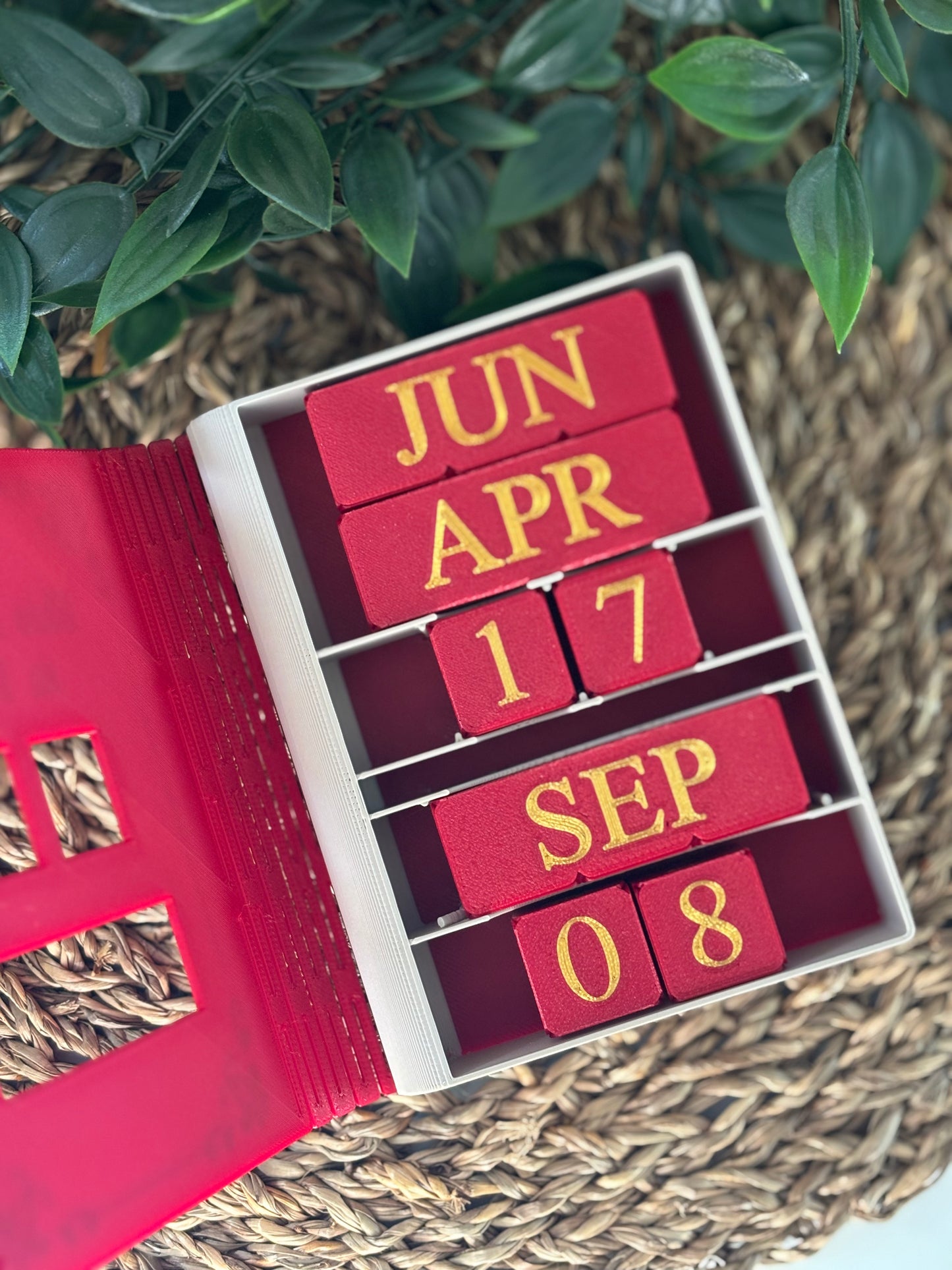 Book Box Kalender  - Velg mellom flere farger