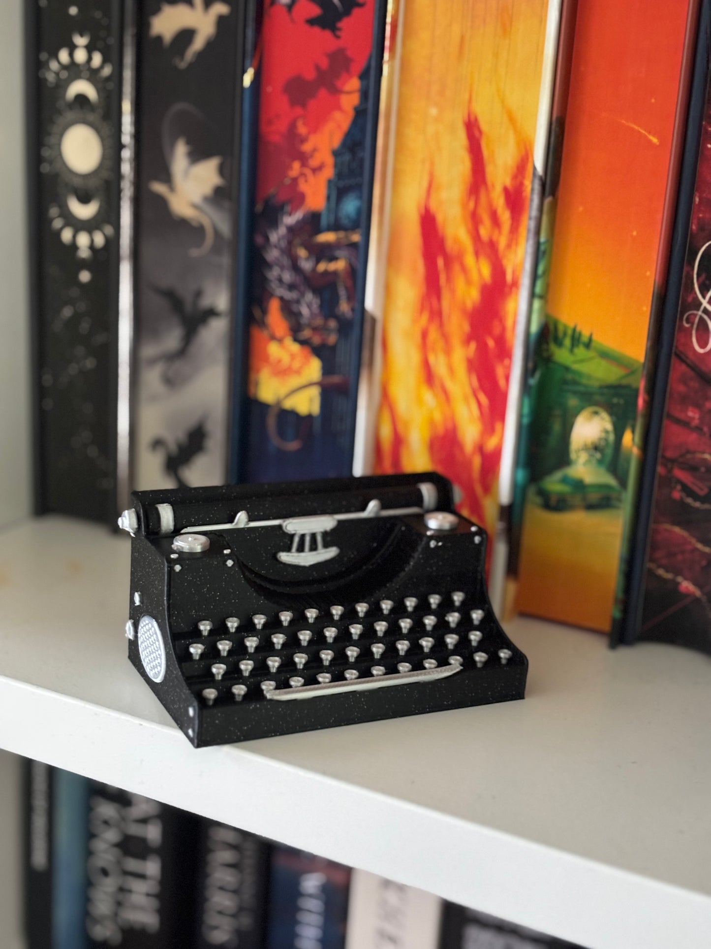 Skrivemaskin Bokhylledekorasjon