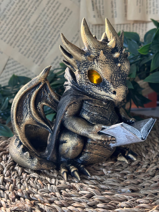 Dragon Page Keeper m/ te-ledlys