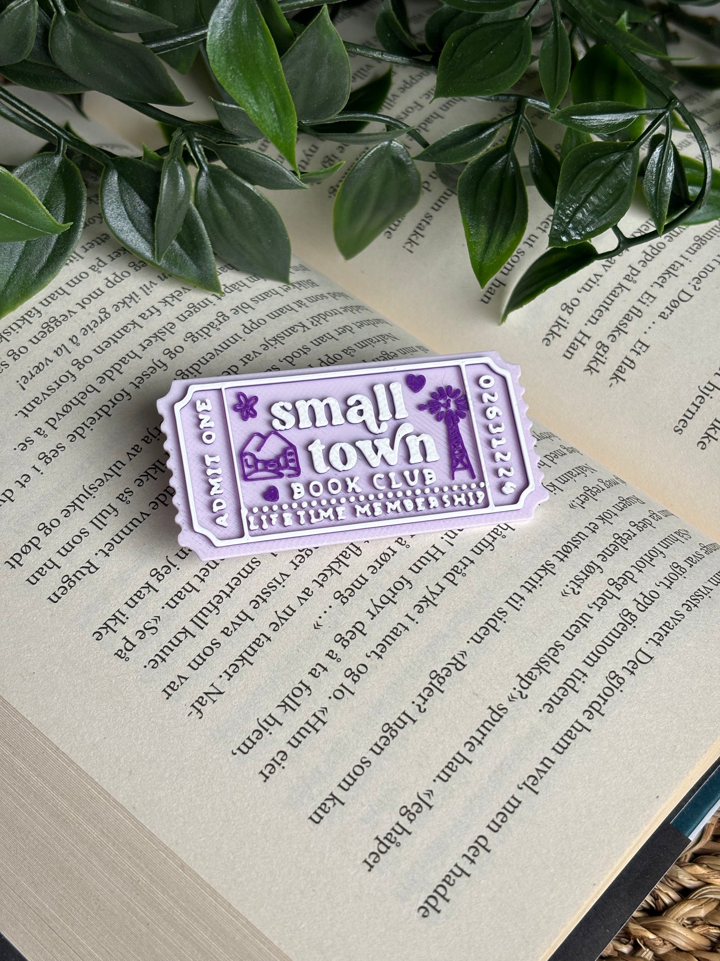 Small Town Ticket Pin
