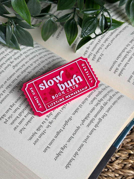 Slow Burn Ticket Pin