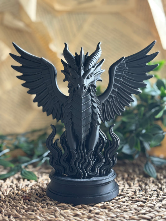 Winged Dragon Statue