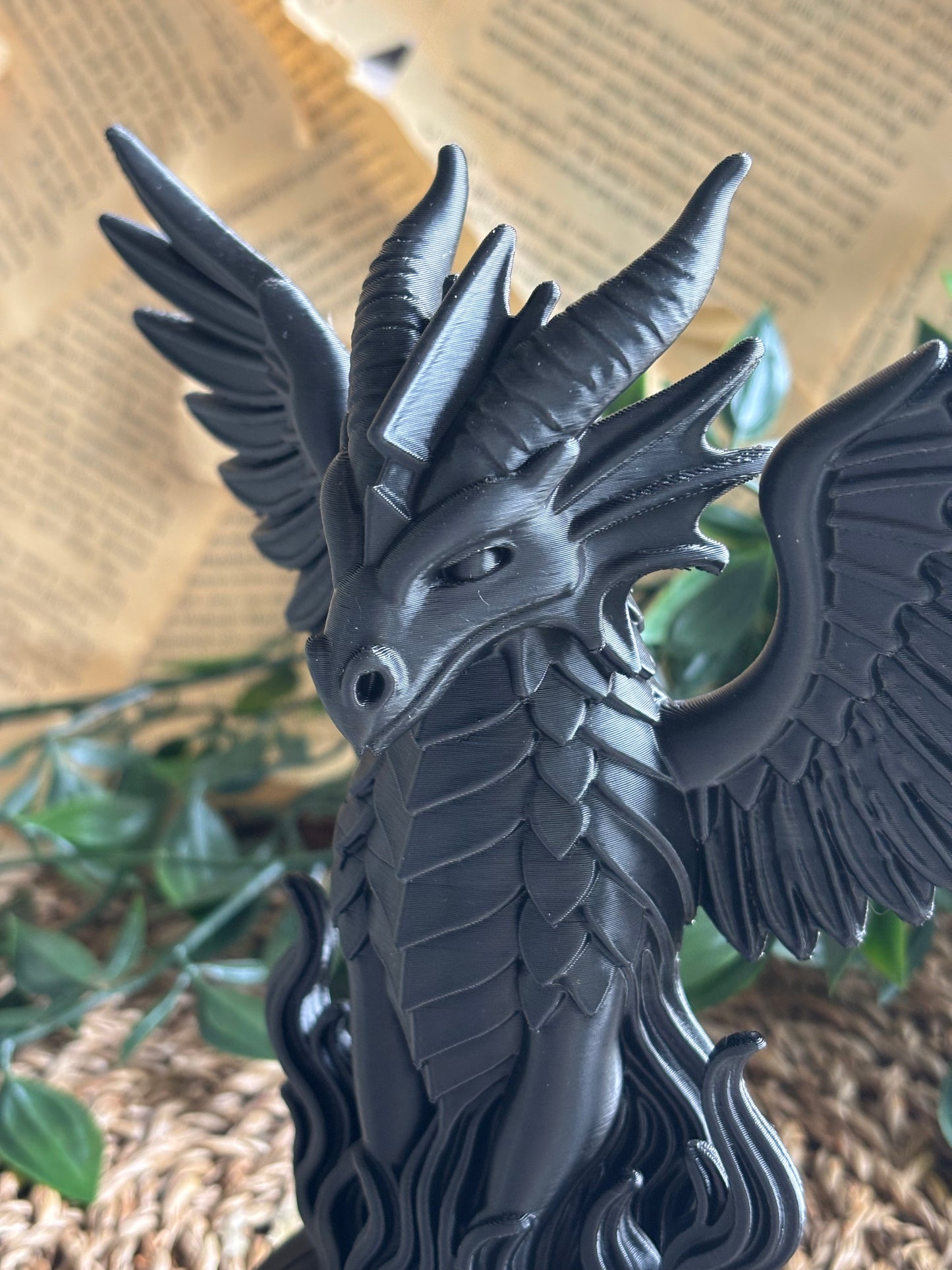 Winged Dragon Statue