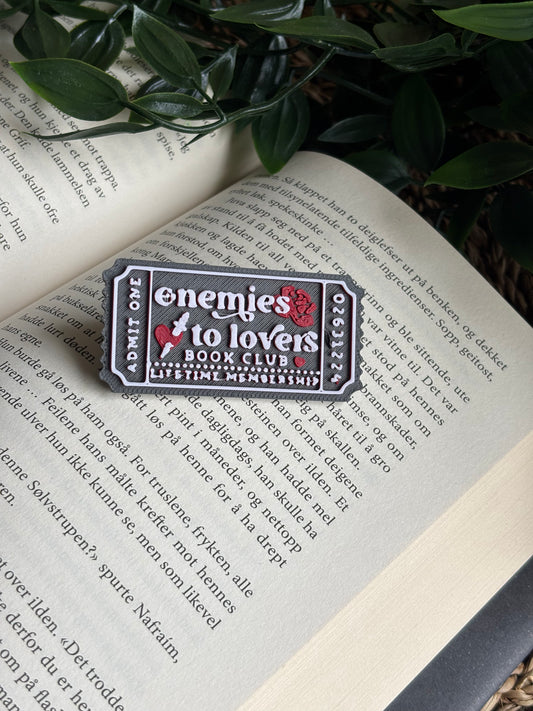 Enemies to Lovers Ticket Pin