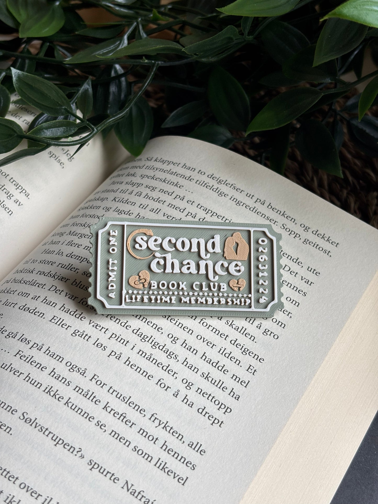 Second Chance Ticket Pin