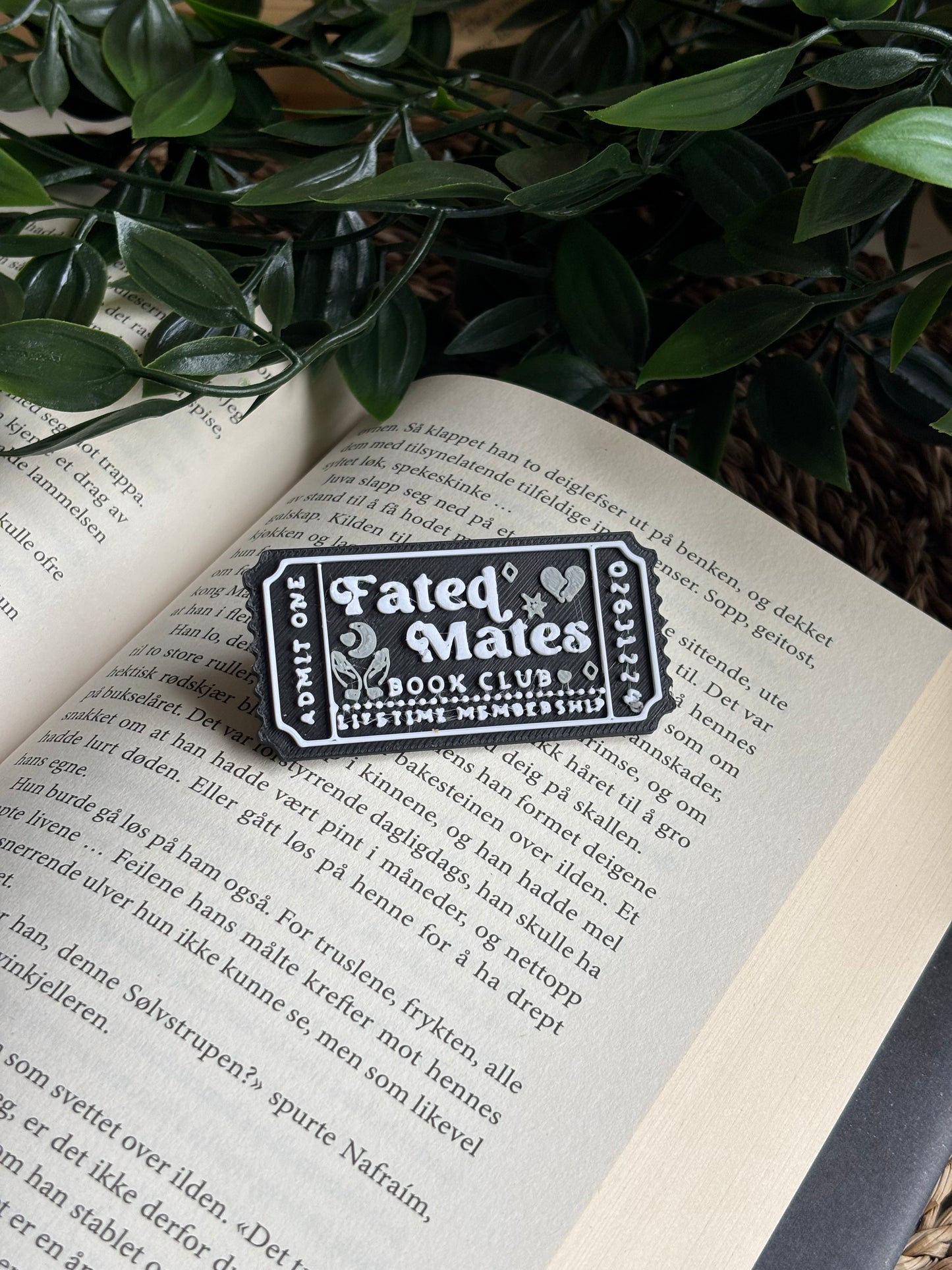 Fated Mates Ticket Pin