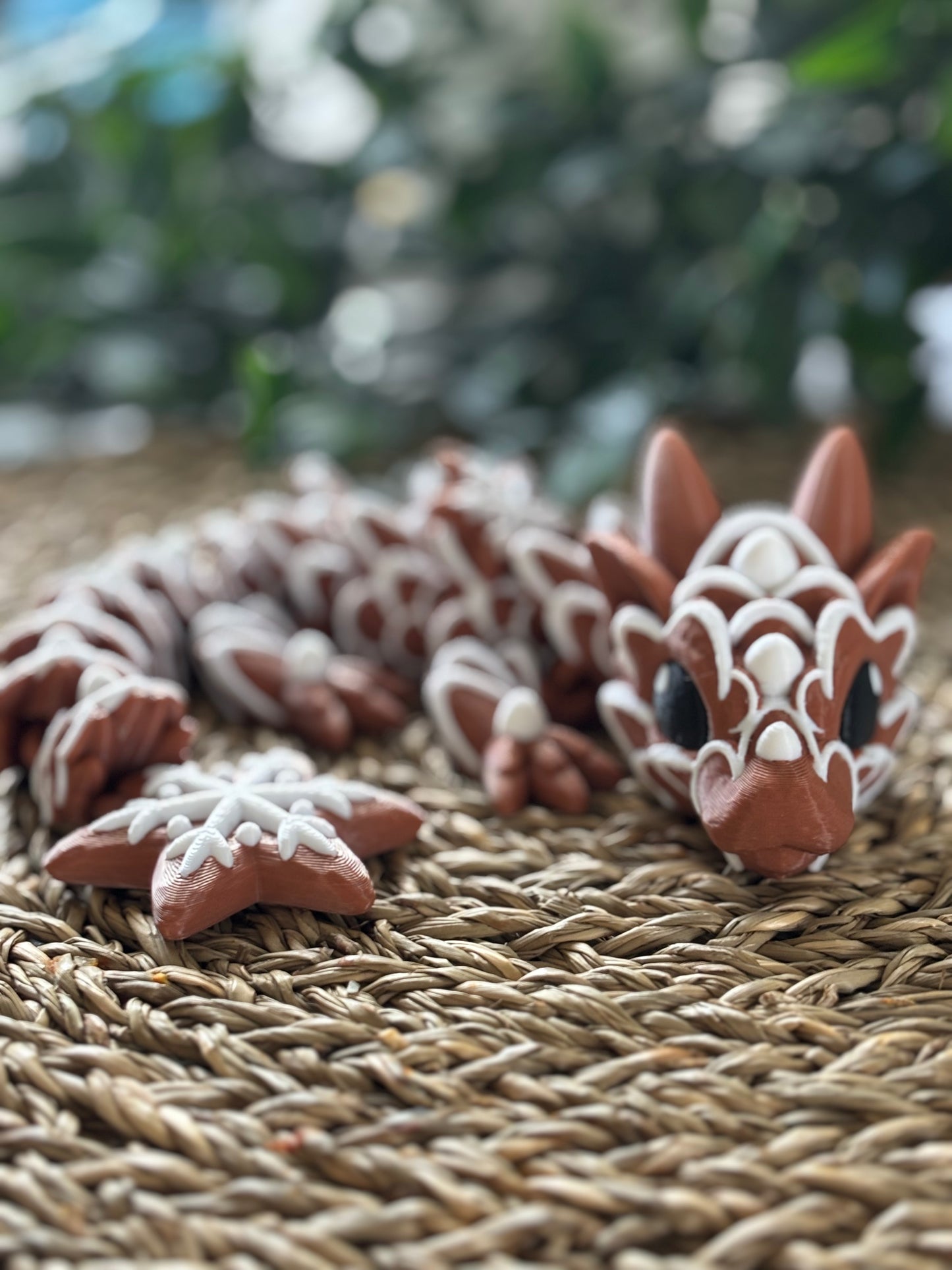 Pepperkakedrage - Cute 3D Fidget Dragon