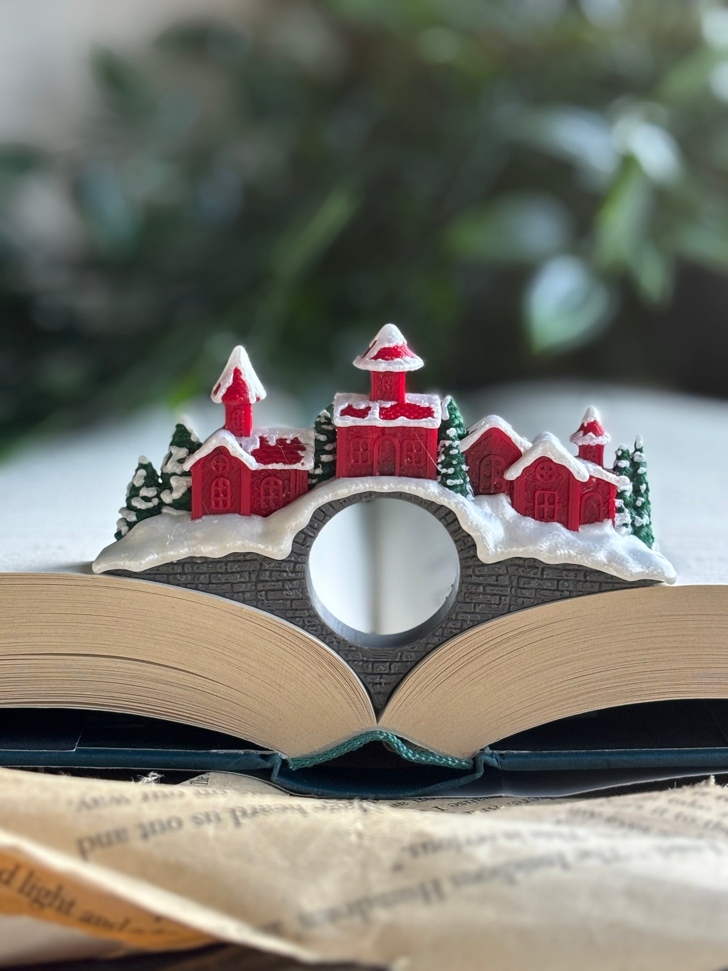 Christmas Village - Thumb Page Holder / Sideholder