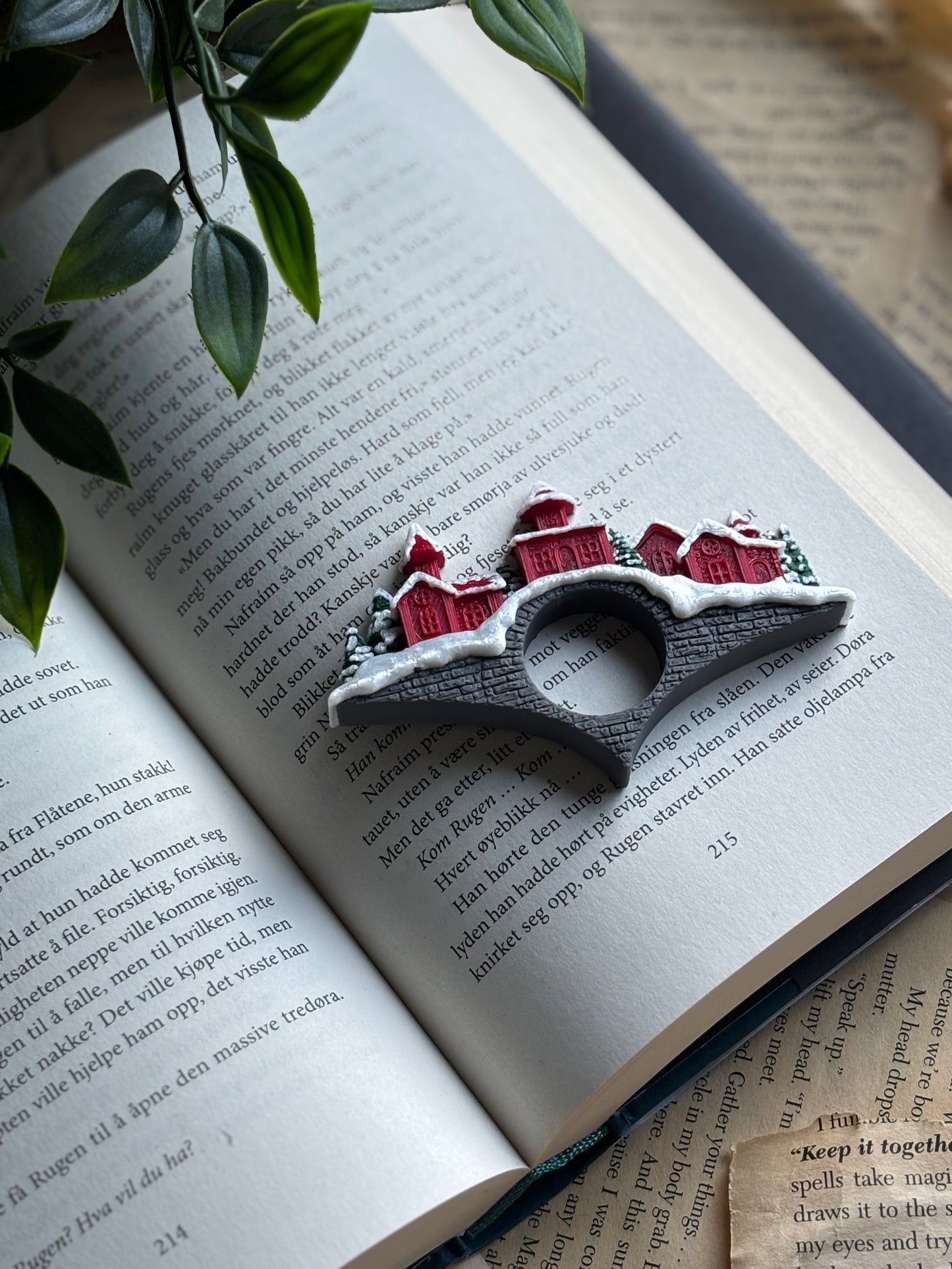 Christmas Village - Thumb Page Holder / Sideholder