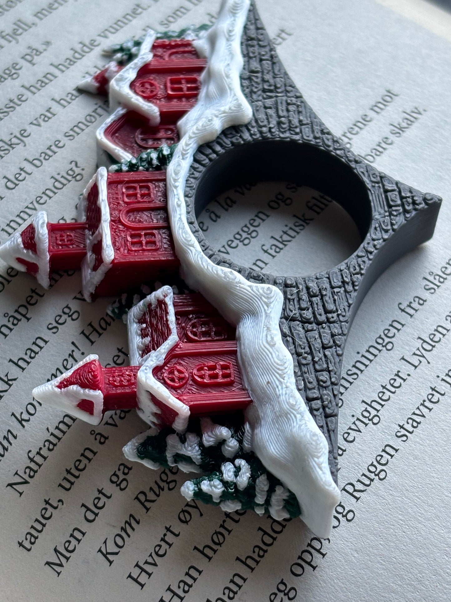Christmas Village - Thumb Page Holder / Sideholder