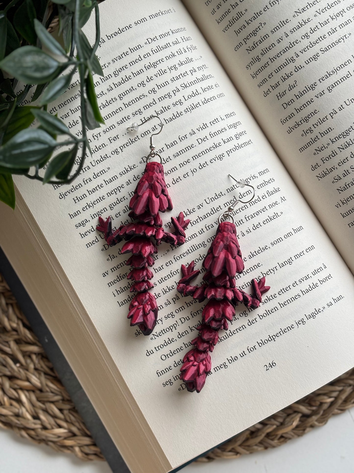 Hengende drager øredobber