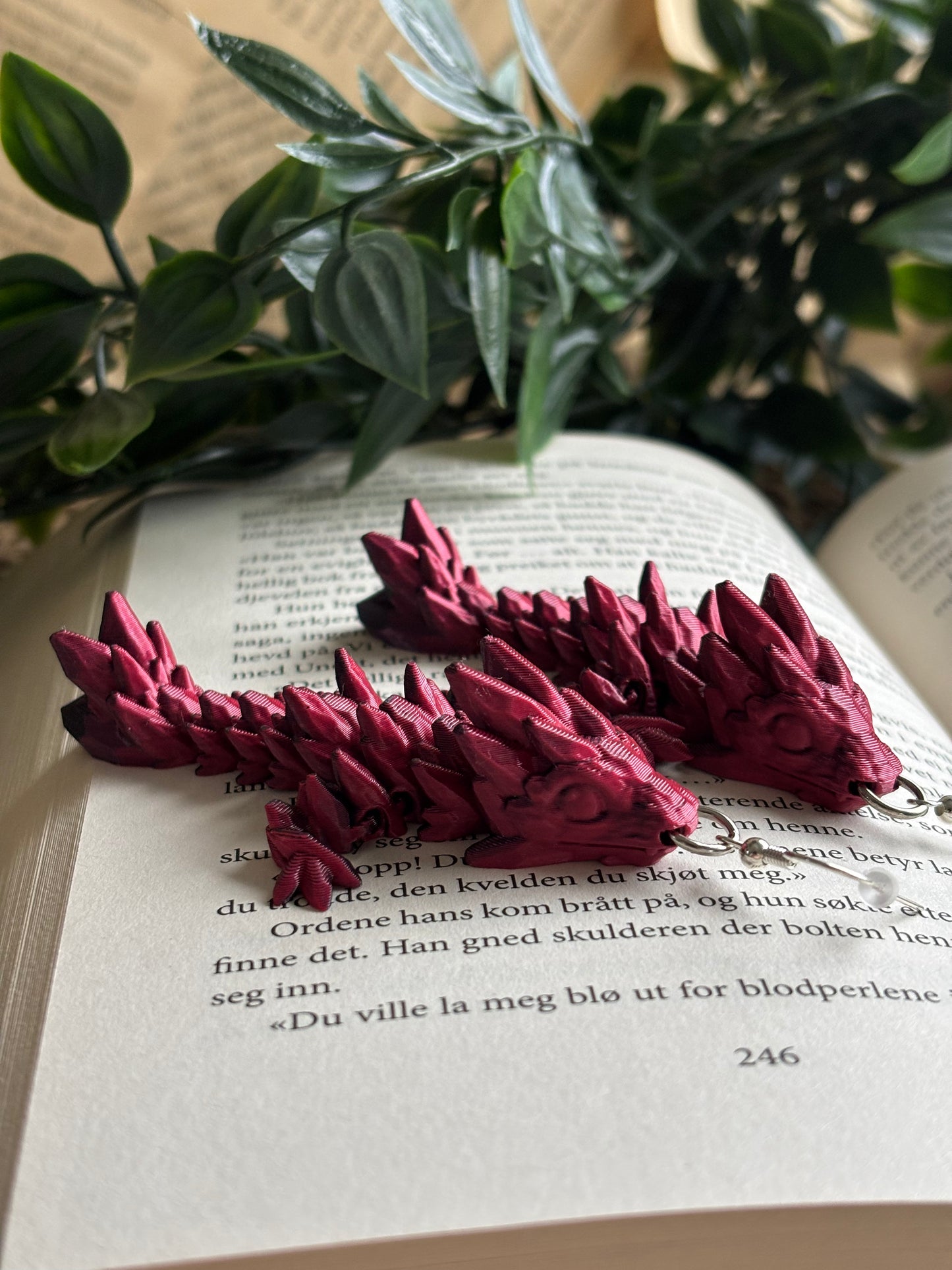 Hengende drager øredobber