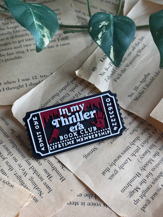 In My Thriller Era Ticket Pin