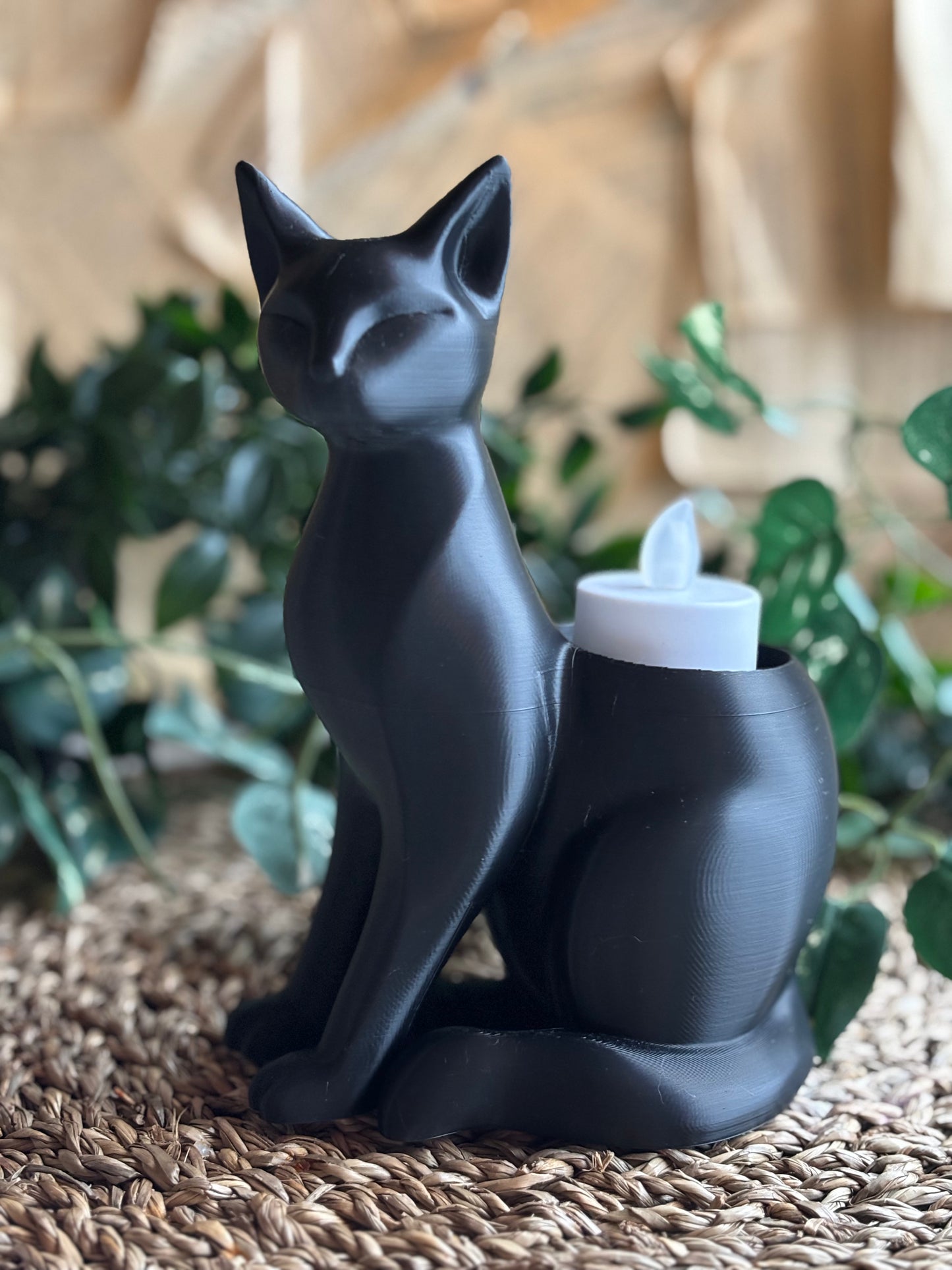 Moonlight Cat LED-Lys Holder