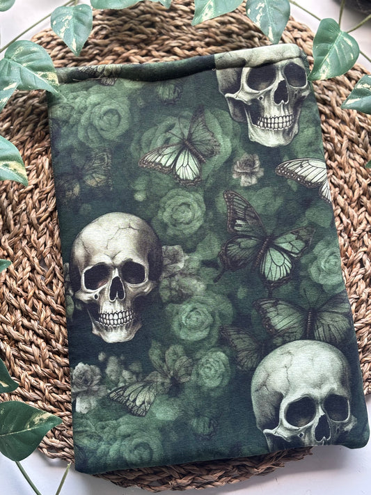 Green Skull with butterflies (Limited Edition) (B-Vare)