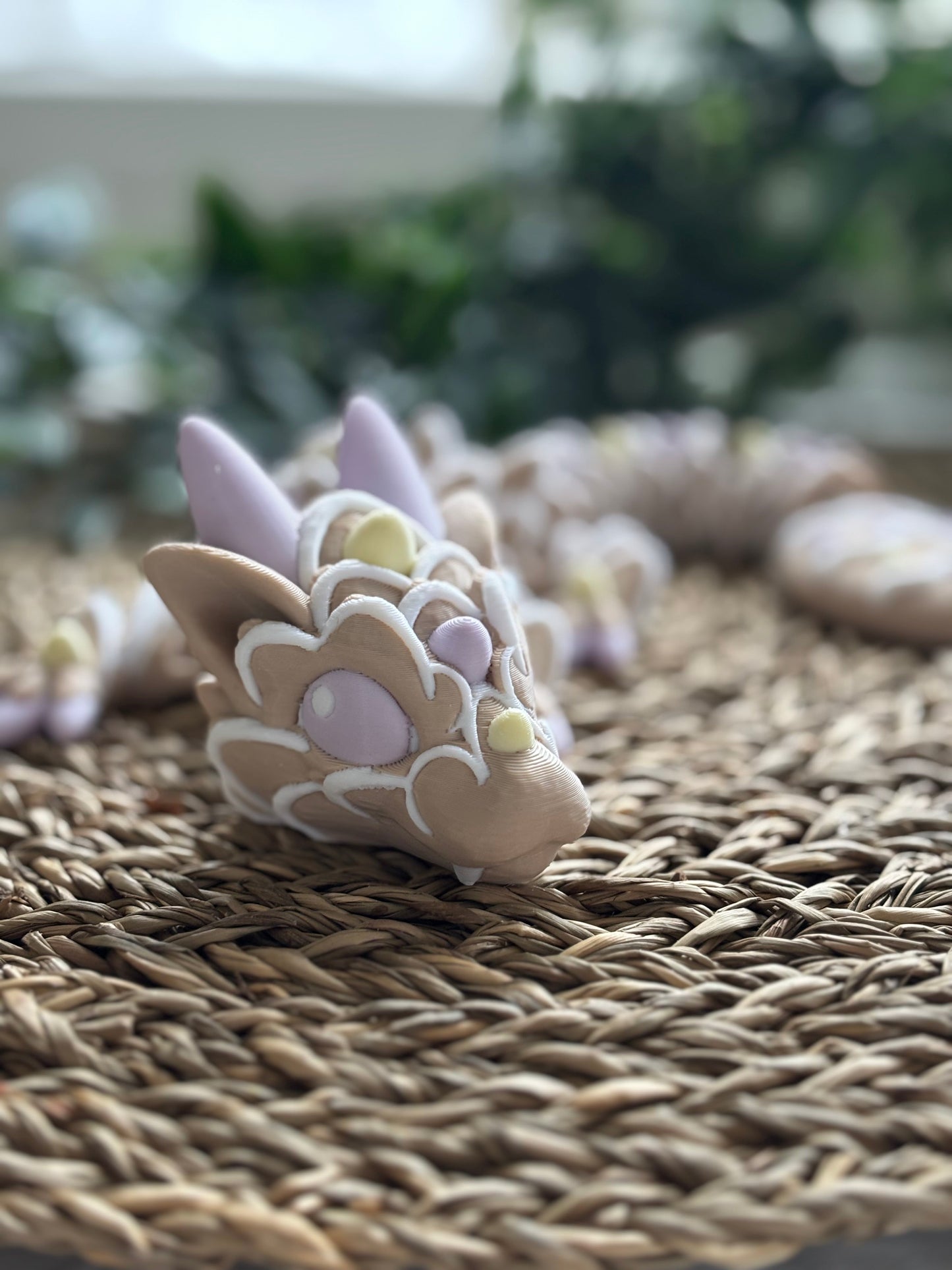 Easter egg cookie dragon - Cute 3D Fidget Dragon